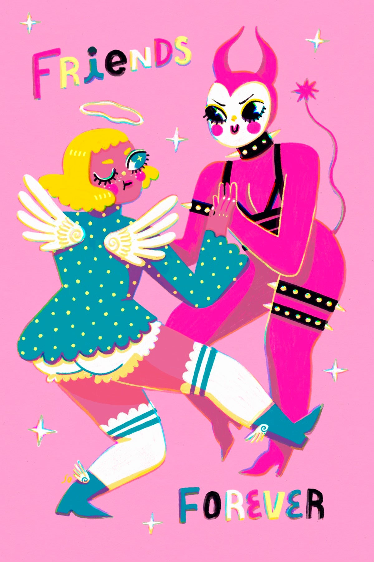 Friends 4 Ever - Postcard