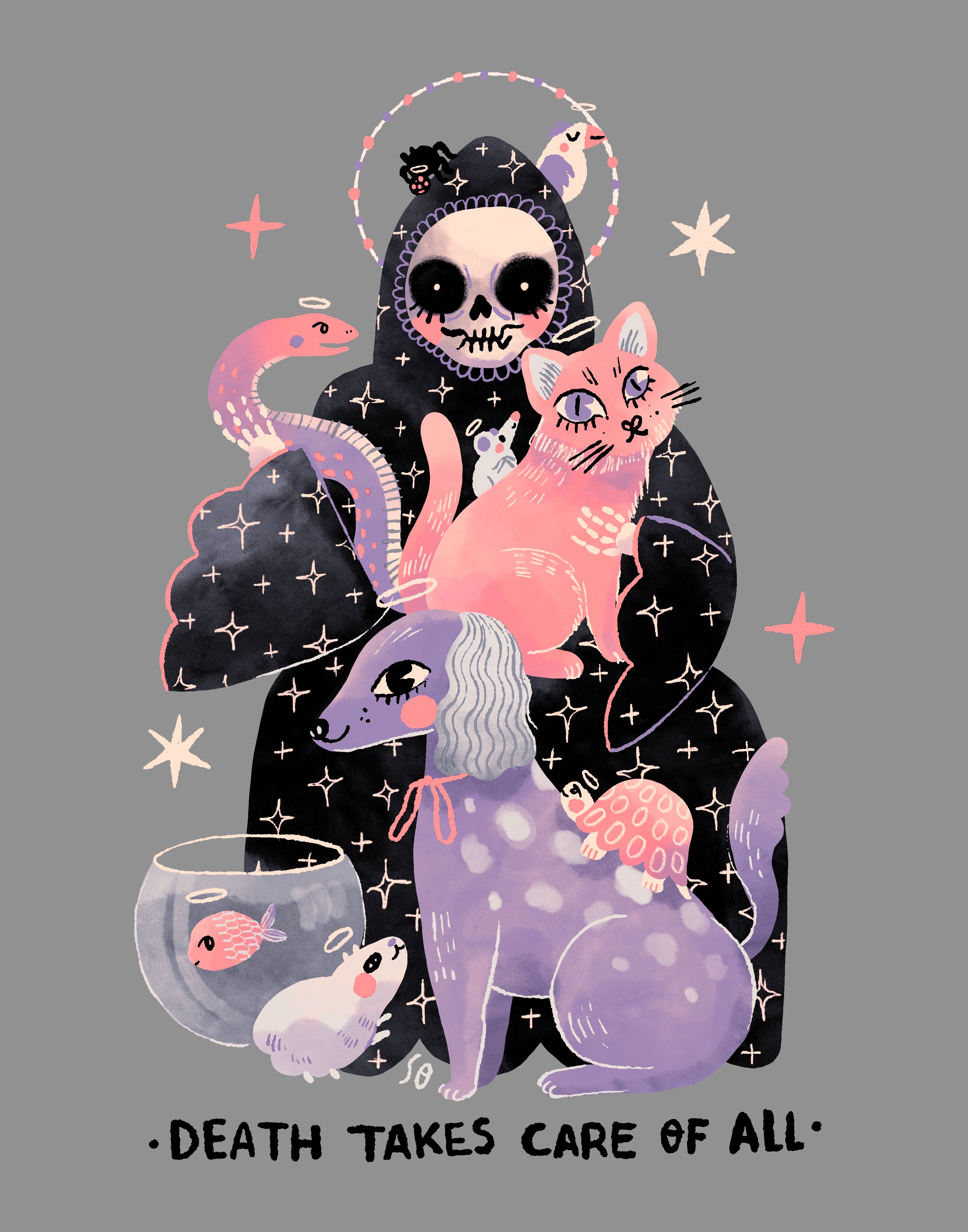 Caring Death - Print