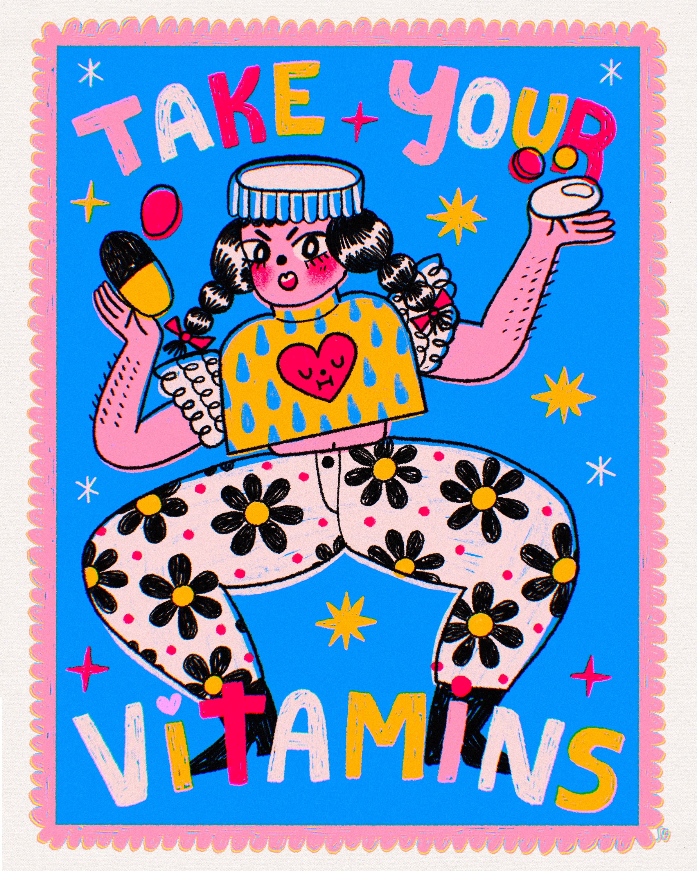 Take Your Vitamins ! - Print