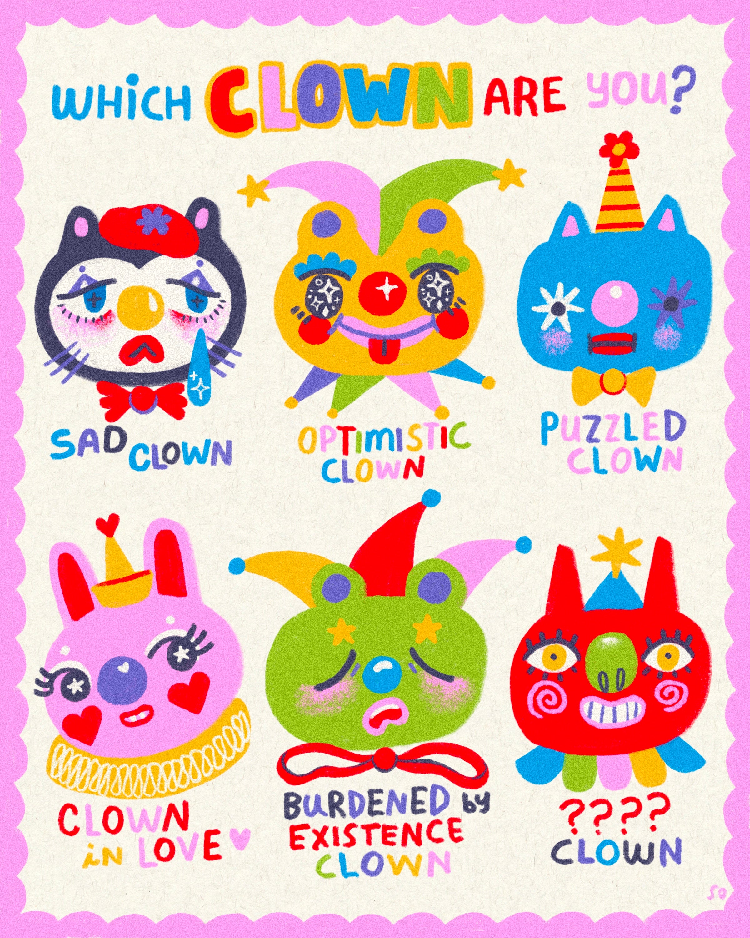 Clown Quiz - Print