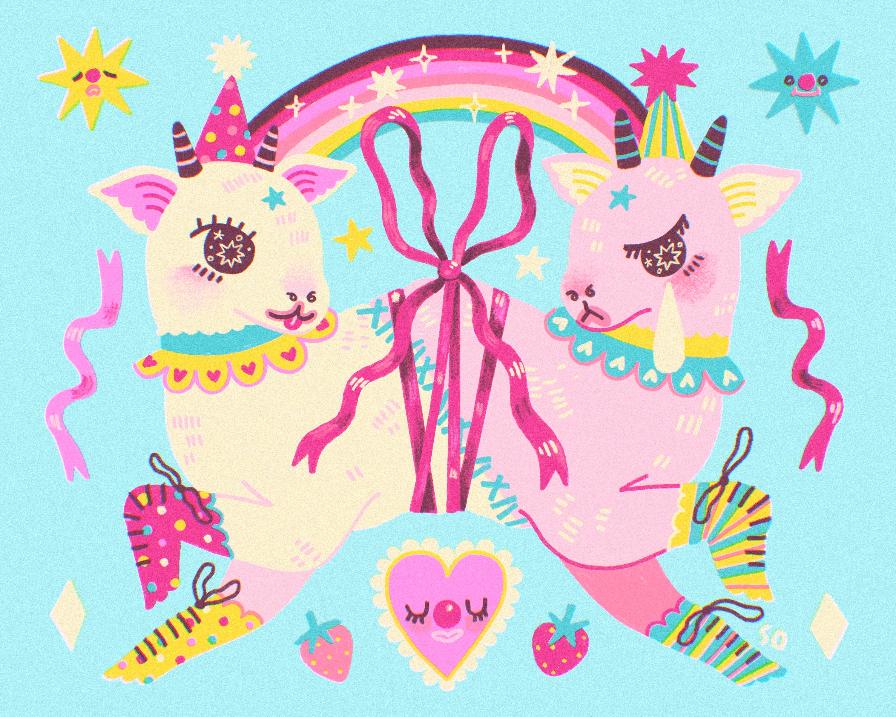 Duality of Goat - Print