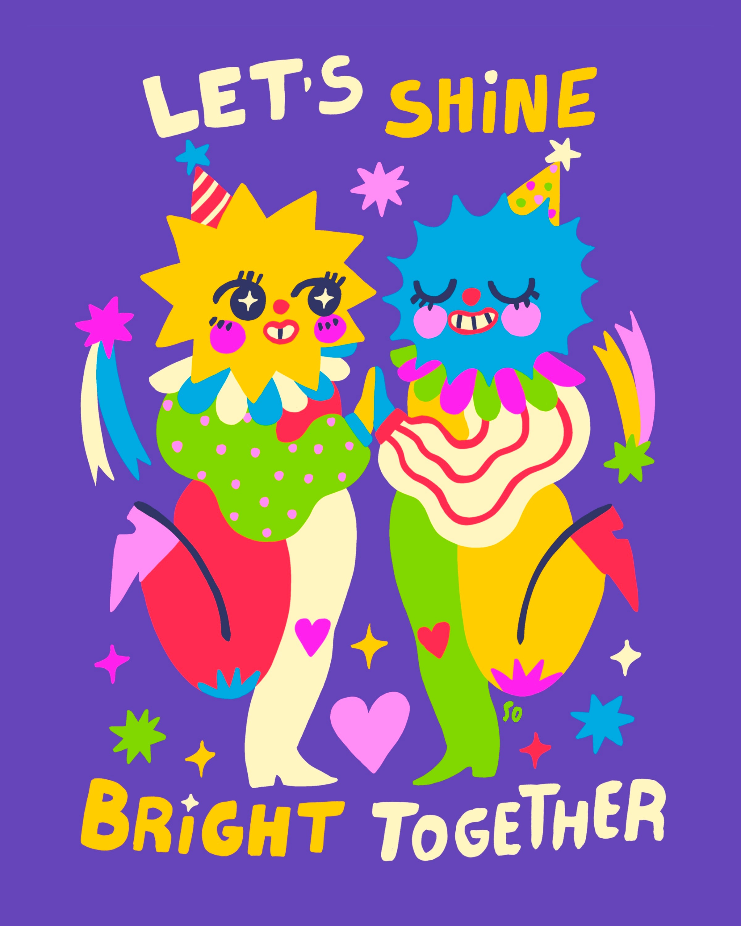 Shining Bright Together - Print