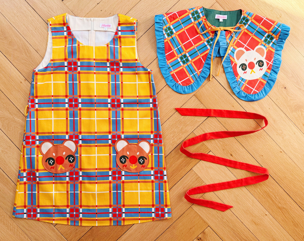 Beary Plaid! Dress