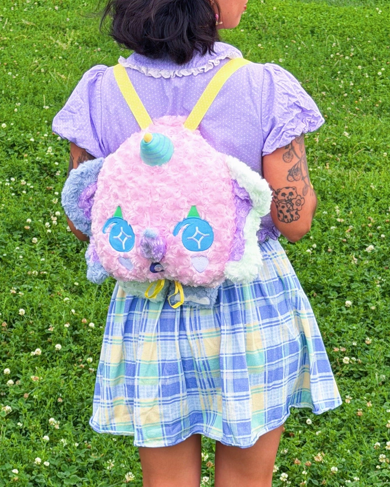 Sweet Elephant Plush Backpack! - GRADE B