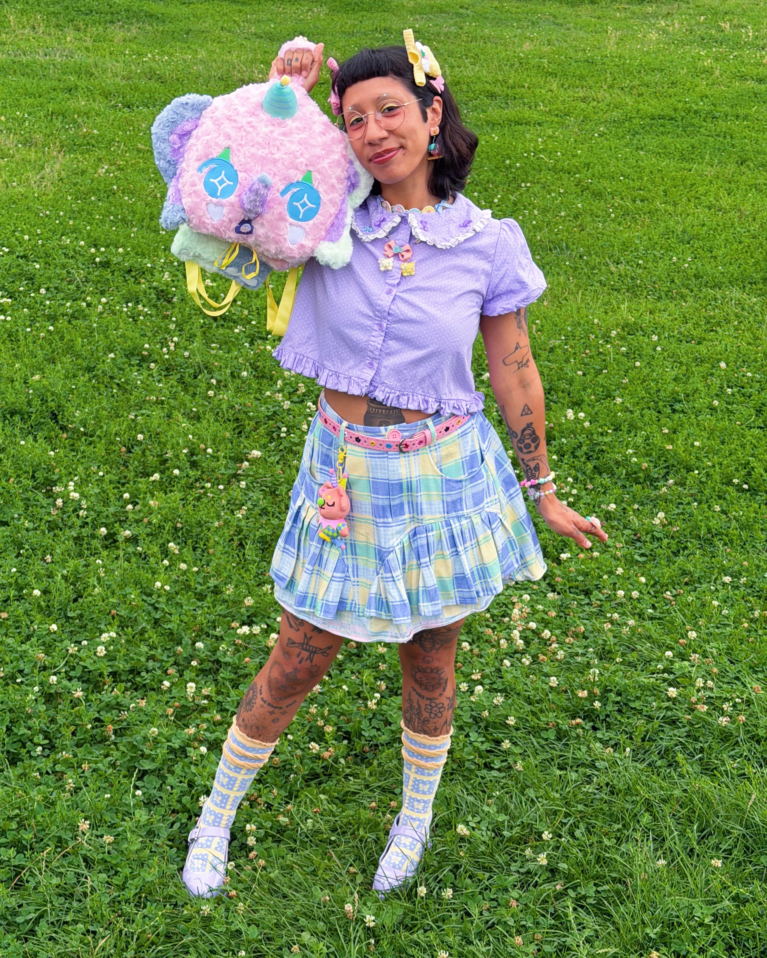 Sweet Elephant Plush Backpack! - GRADE B