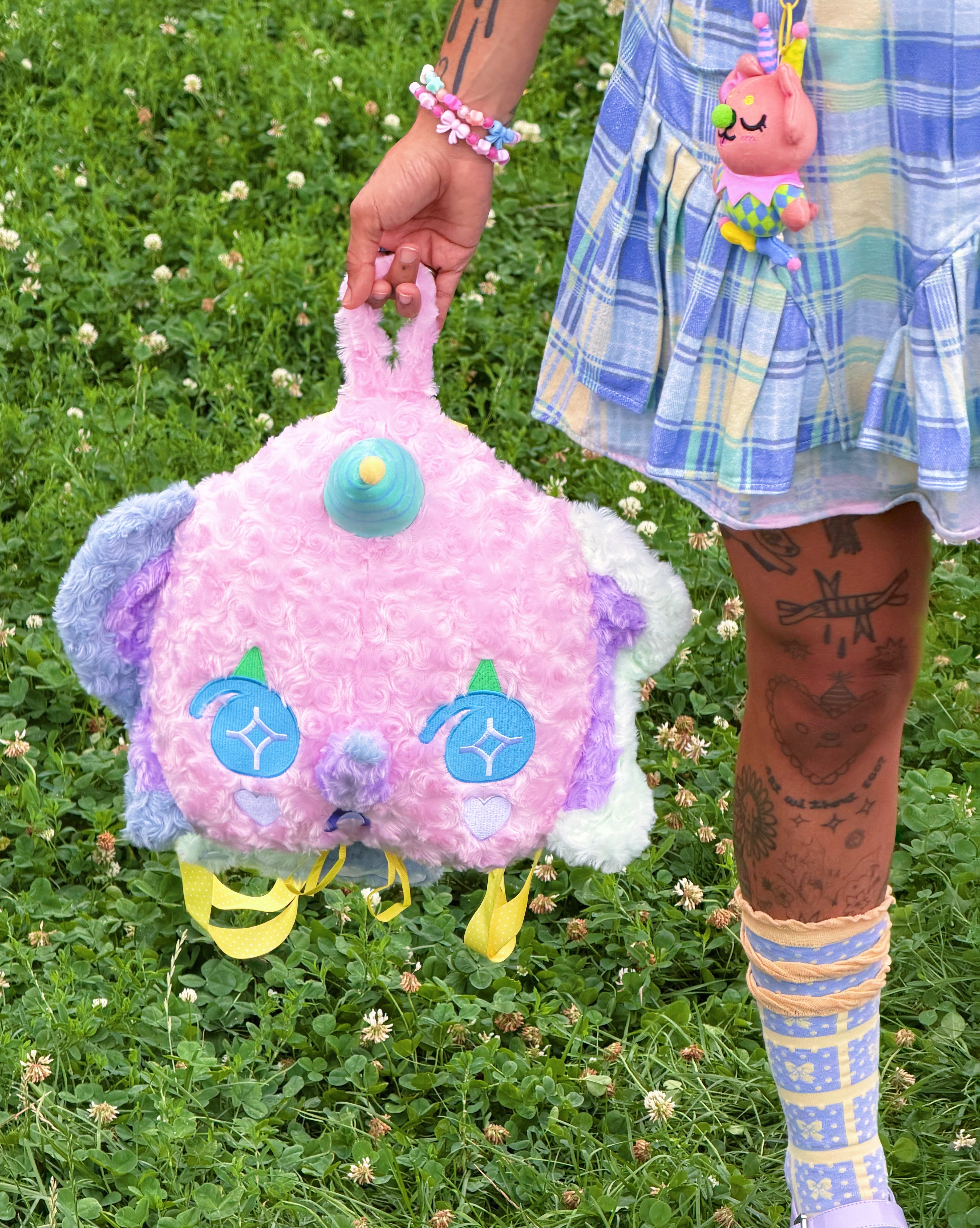 Sweet Elephant Plush Backpack! - GRADE B