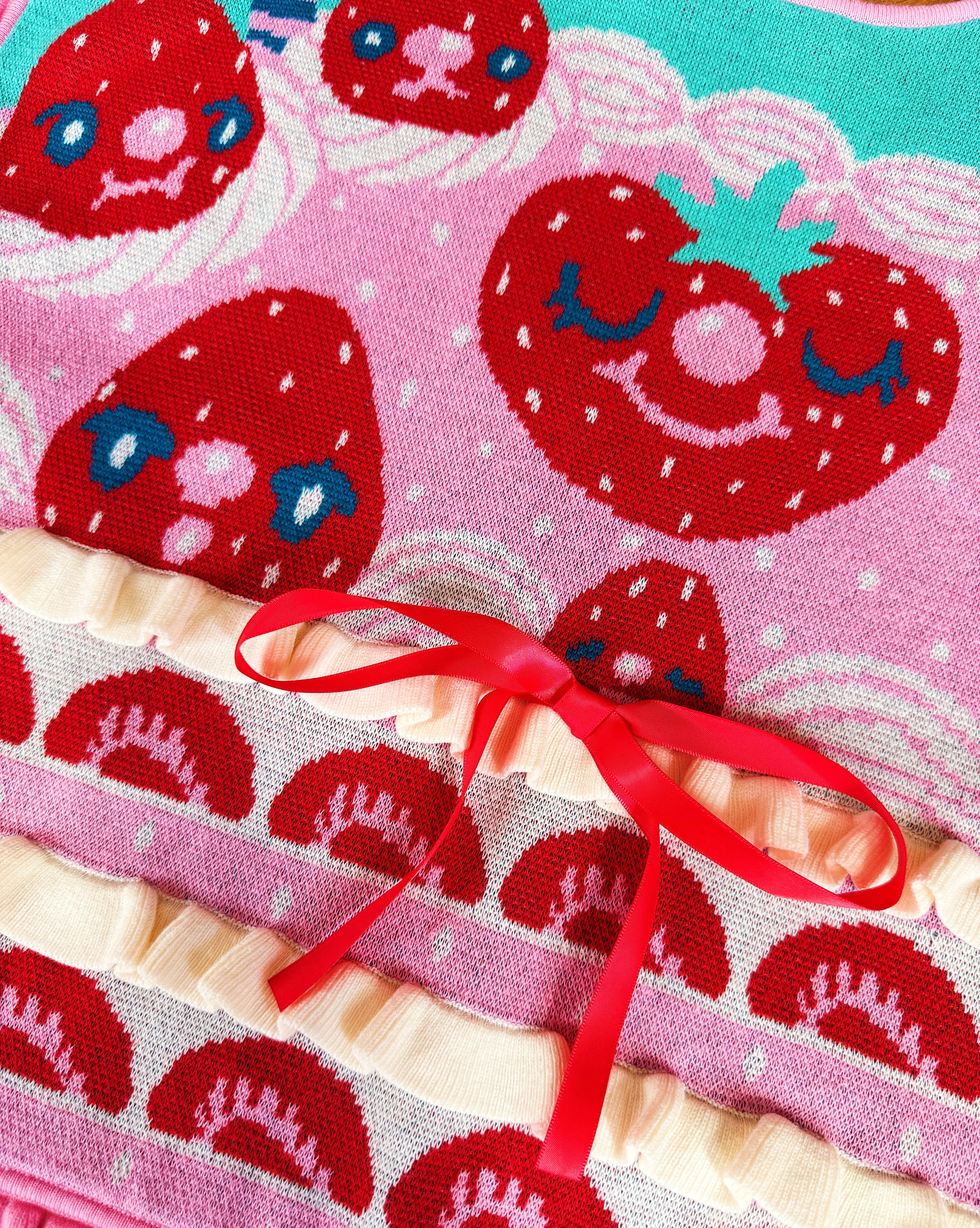 Strawberry Shortcake (4 in 1) Reversible Vest!
