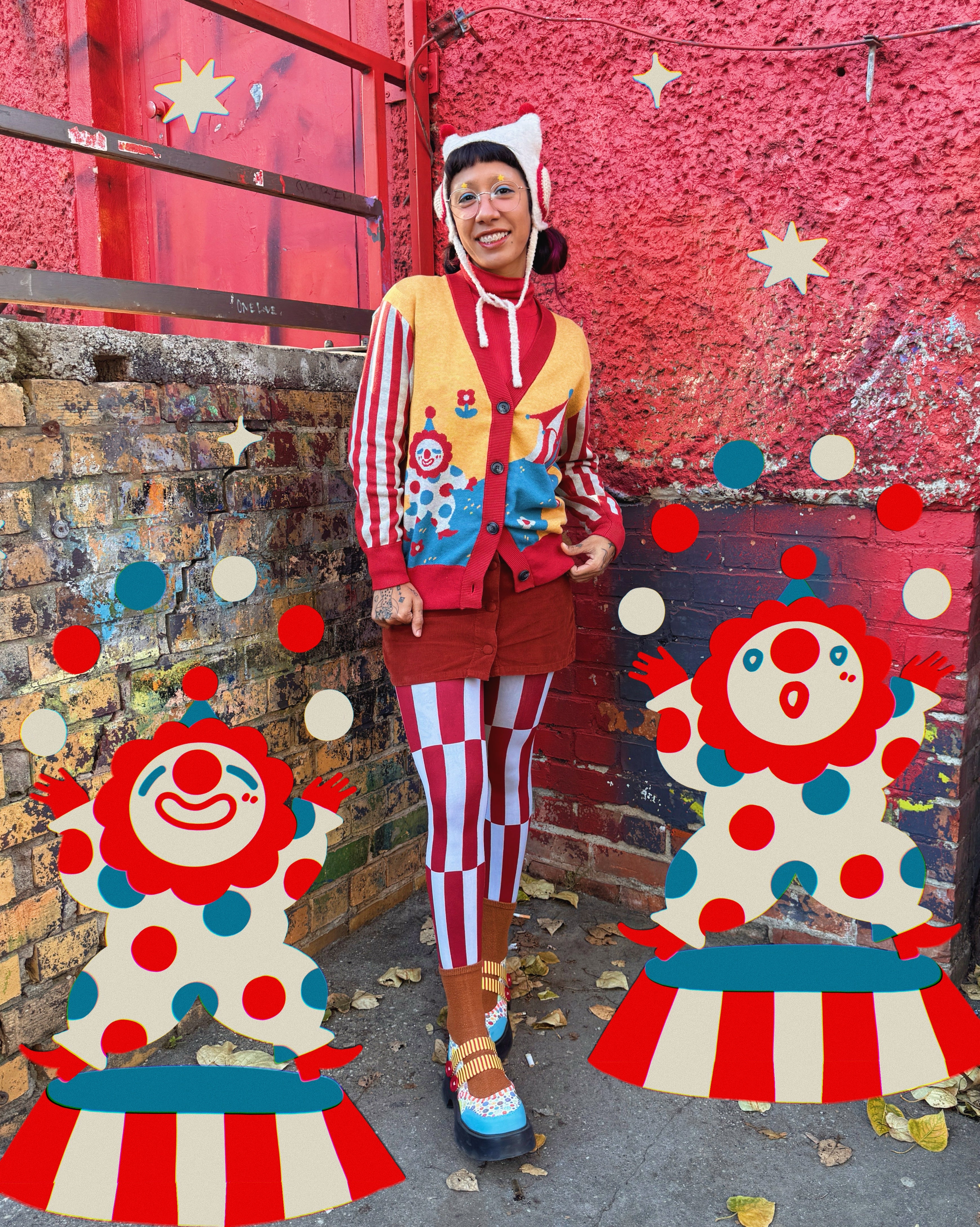 Vintage Circus - Knit Cardigan