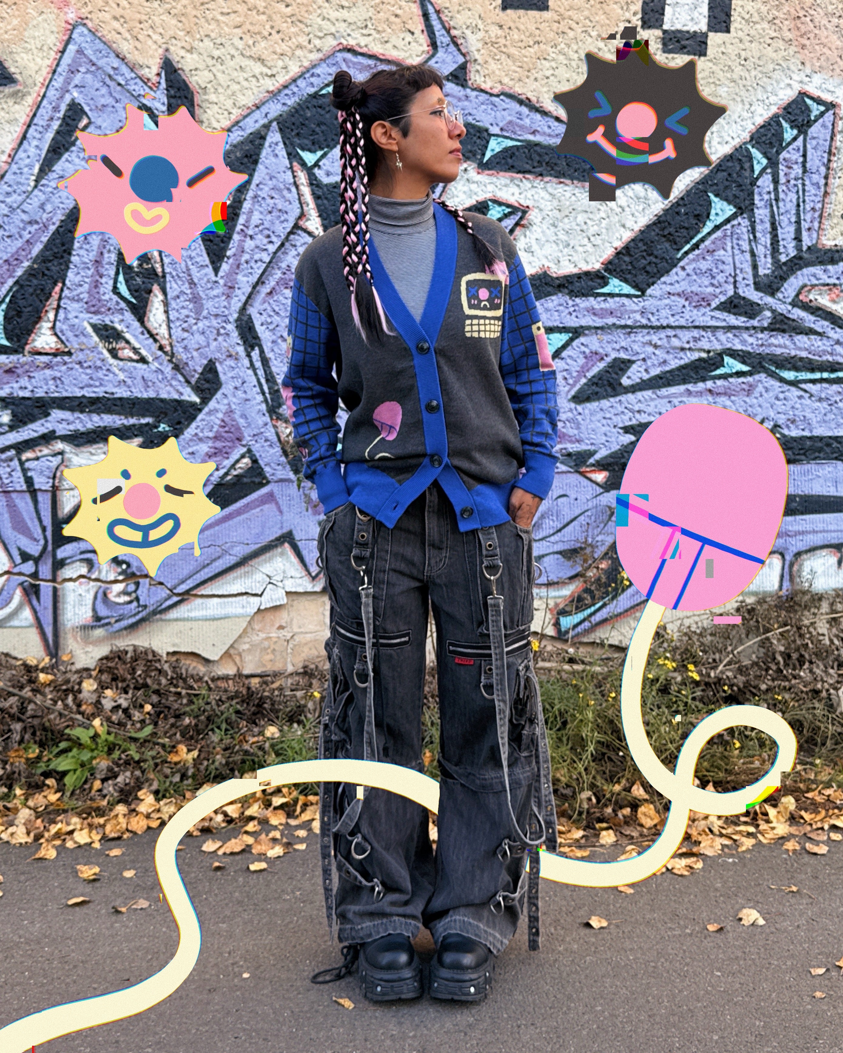 V1RUS!! - Knit Cardigan