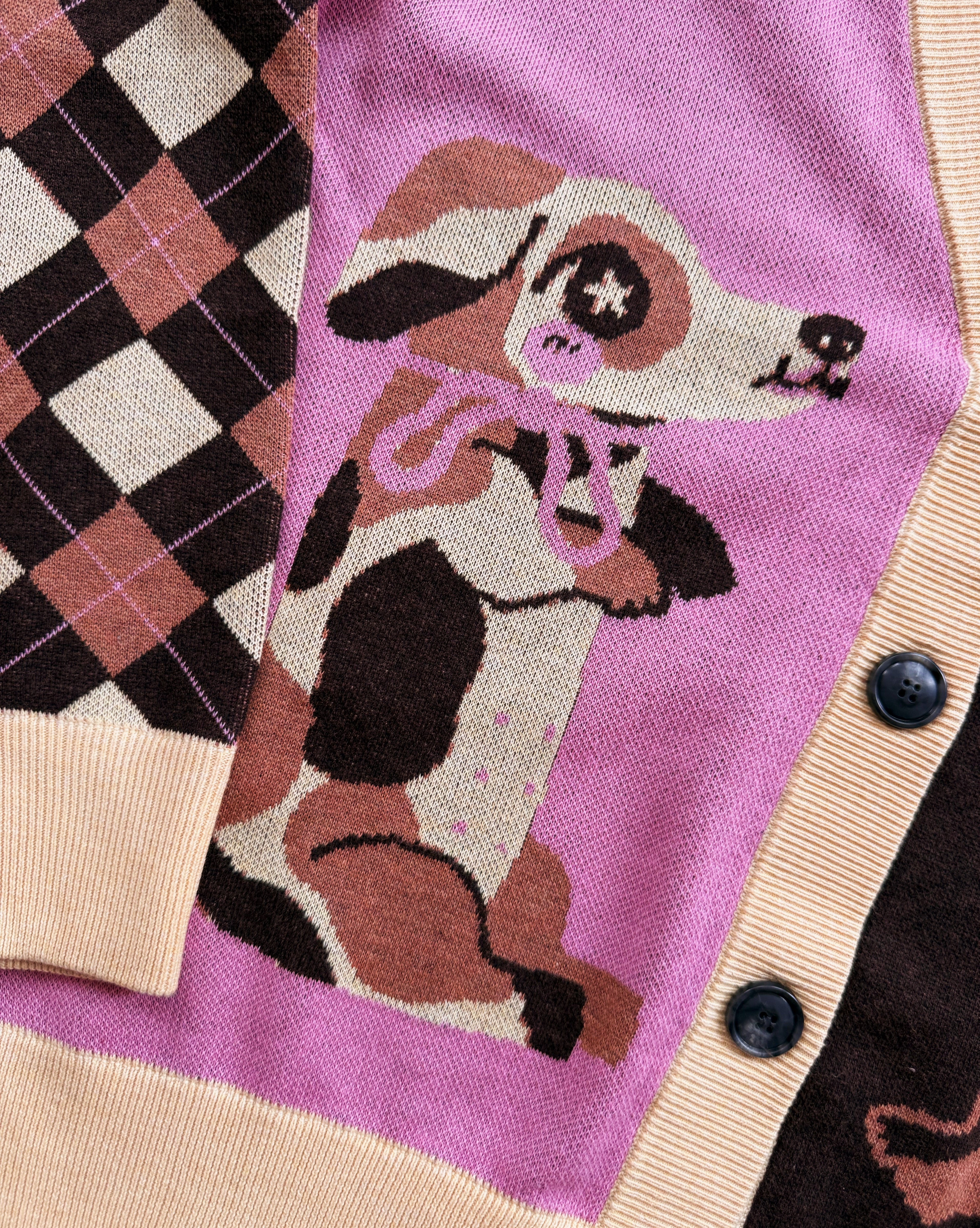 Neapolitan Sausage - Knit Cardigan