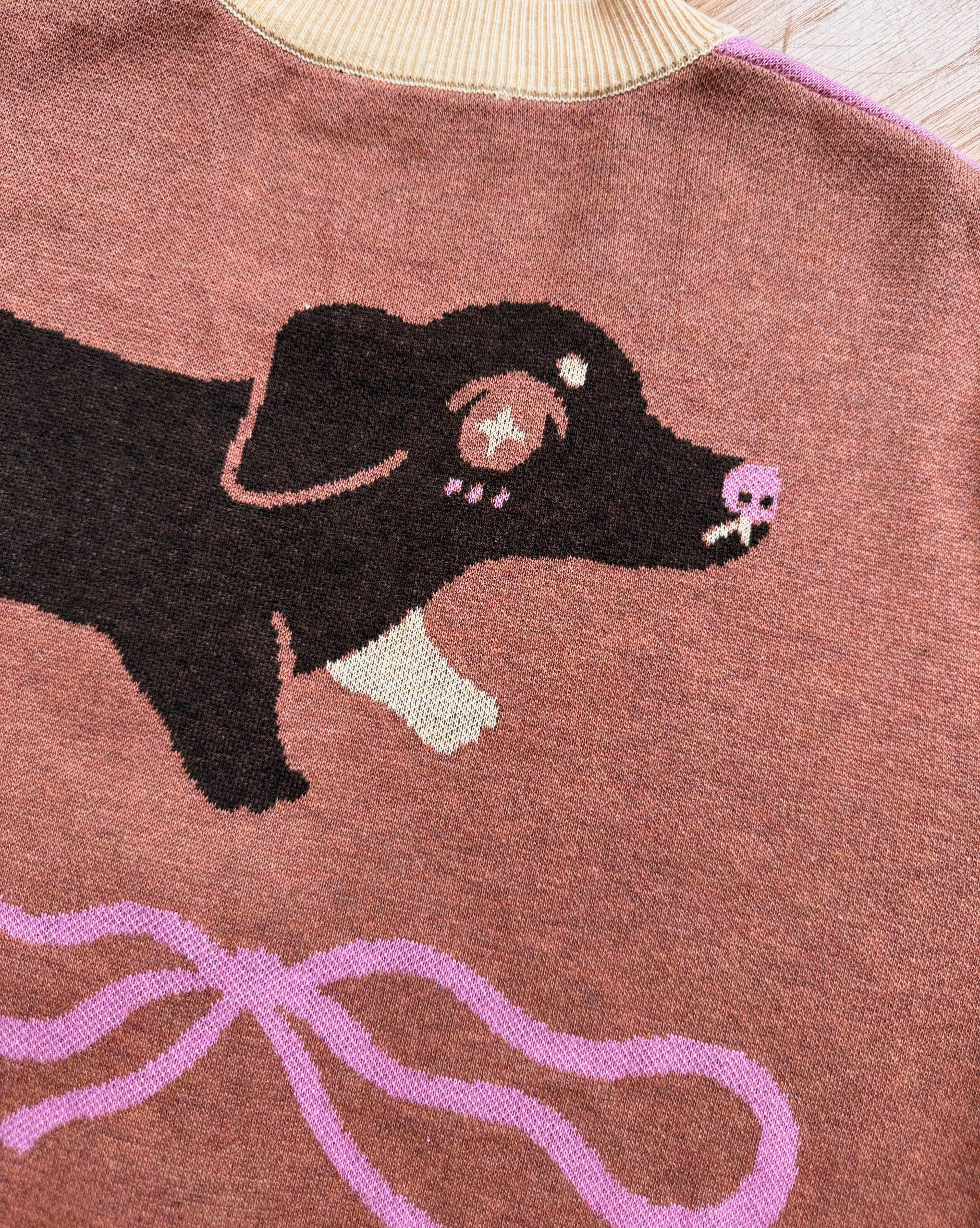 Neapolitan Sausage - Knit Cardigan