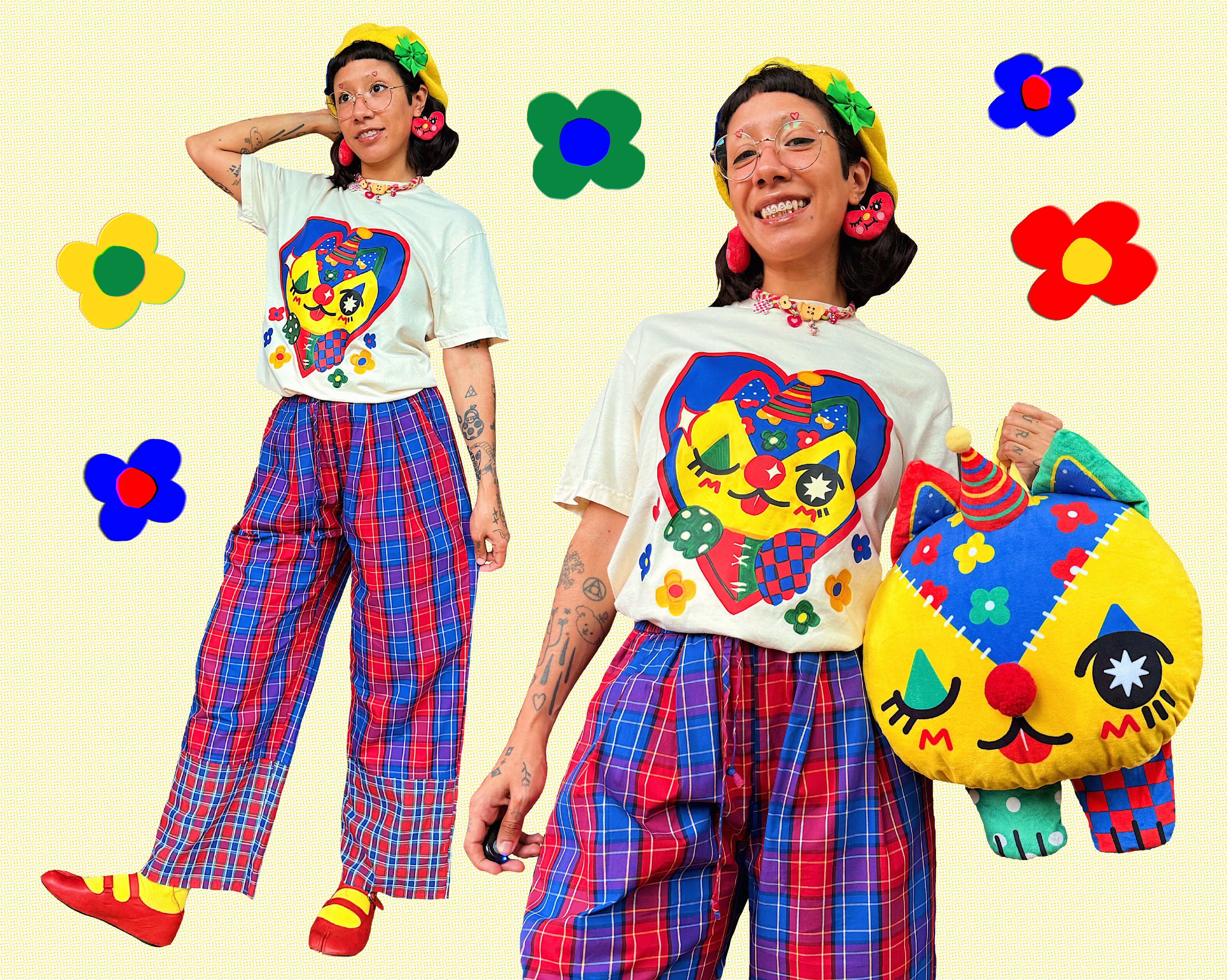 Clown Cat! T-shirt