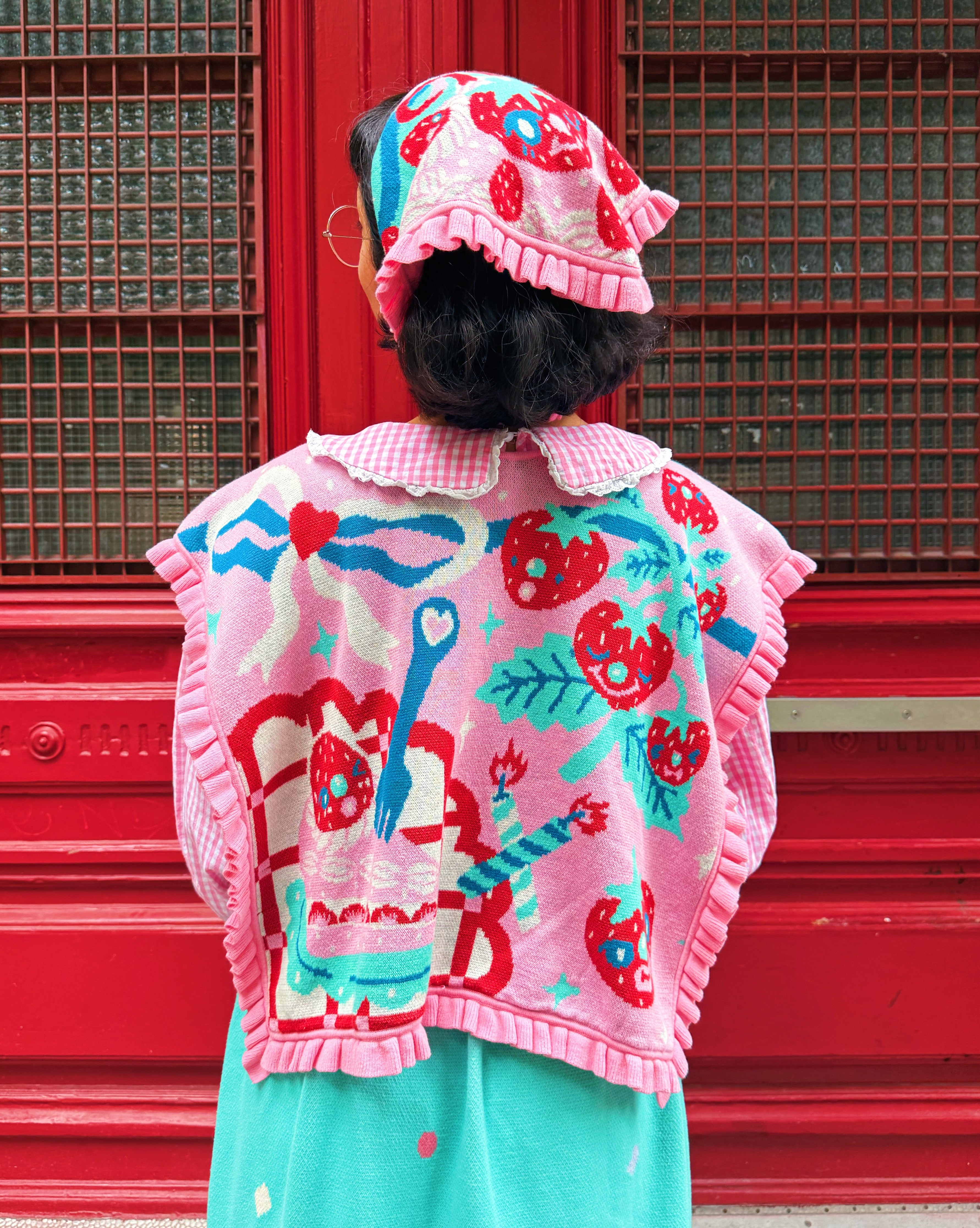 Strawberry Shortcake (4 in 1) Reversible Vest!