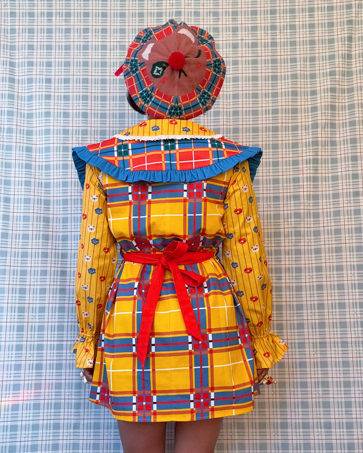 Beary Plaid! Dress