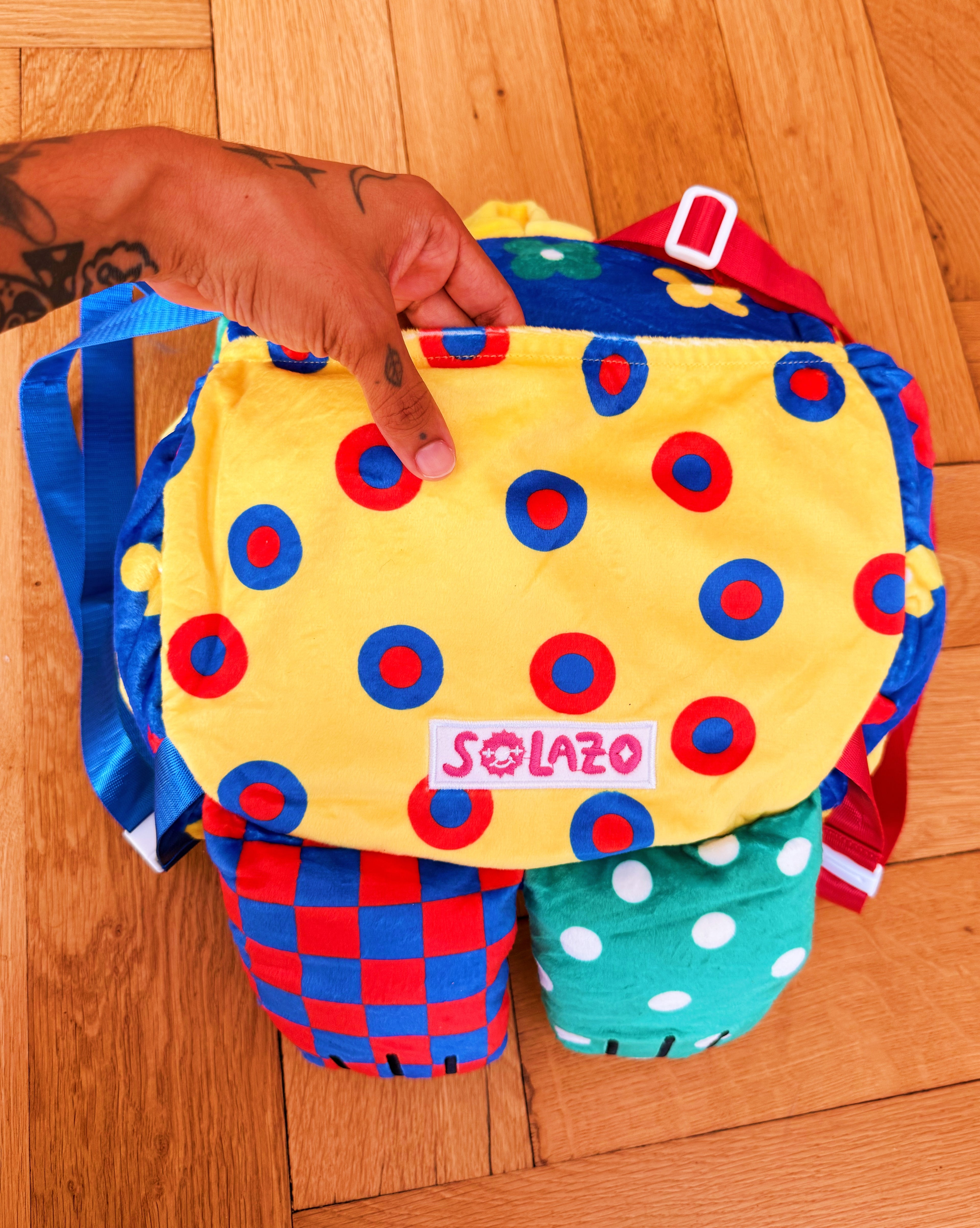 Clown Cat Plush Backpack! - GRADE B