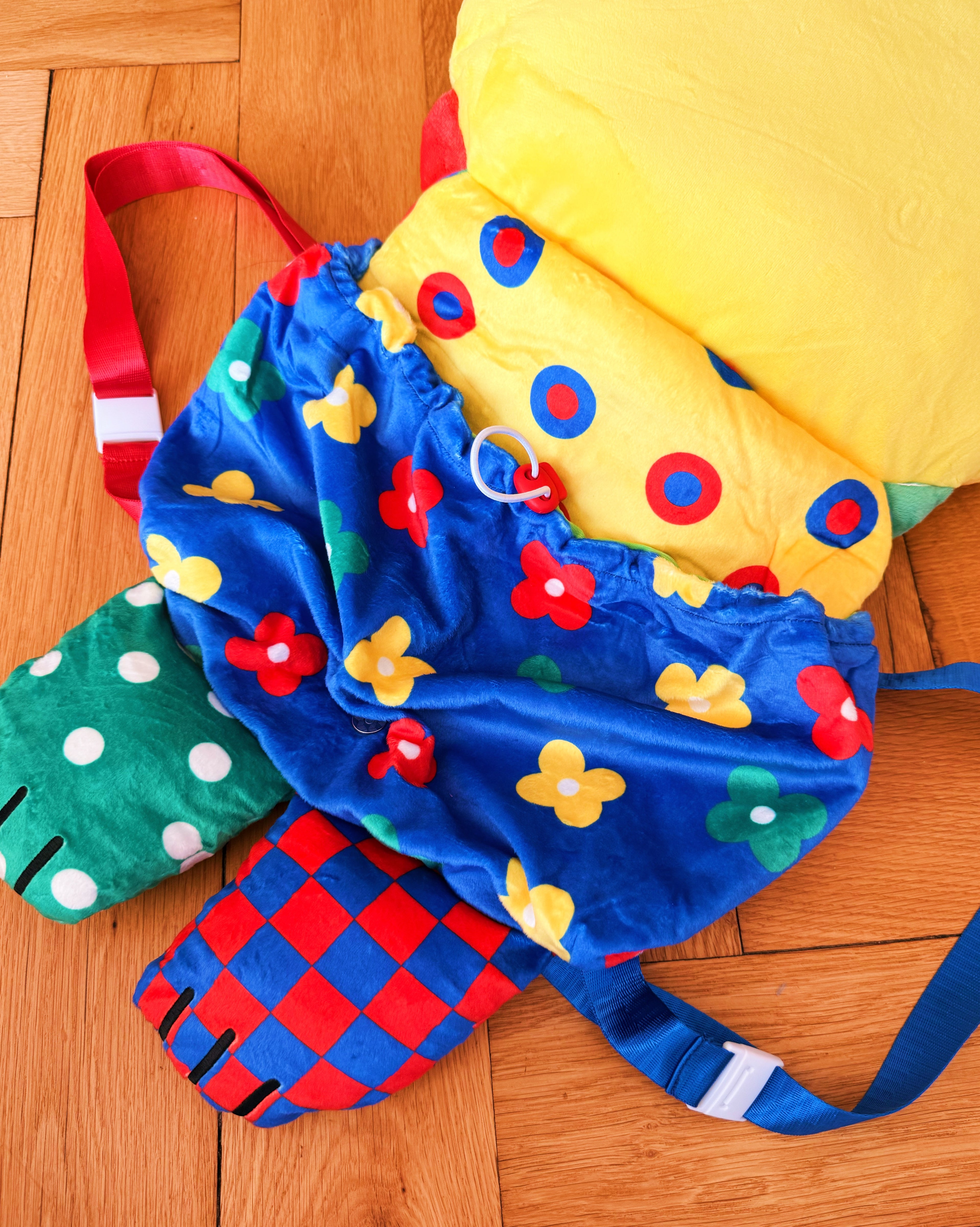 Clown Cat Plush Backpack! - GRADE B