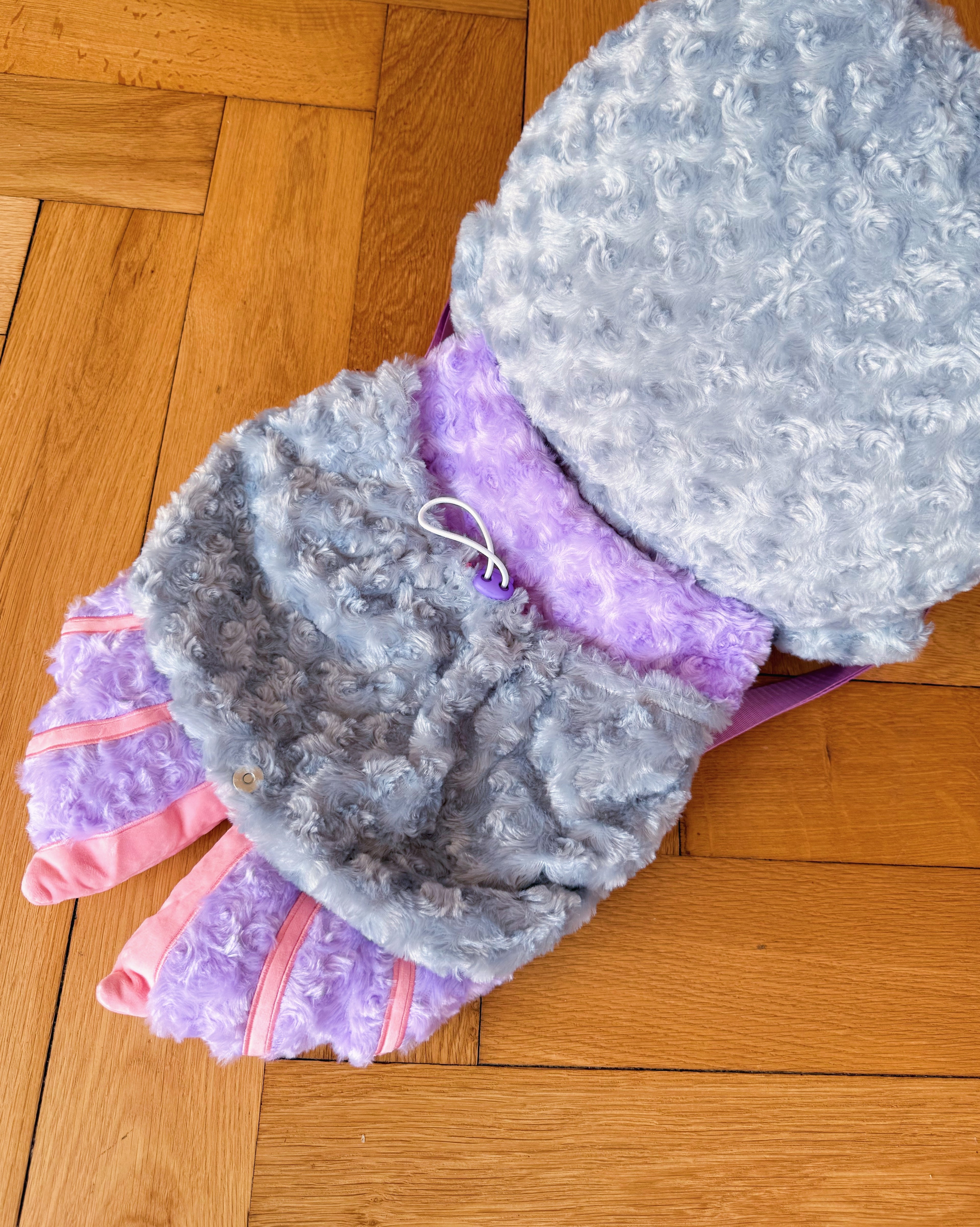 Grumpy Bat Plush Backpack! - GRADE B