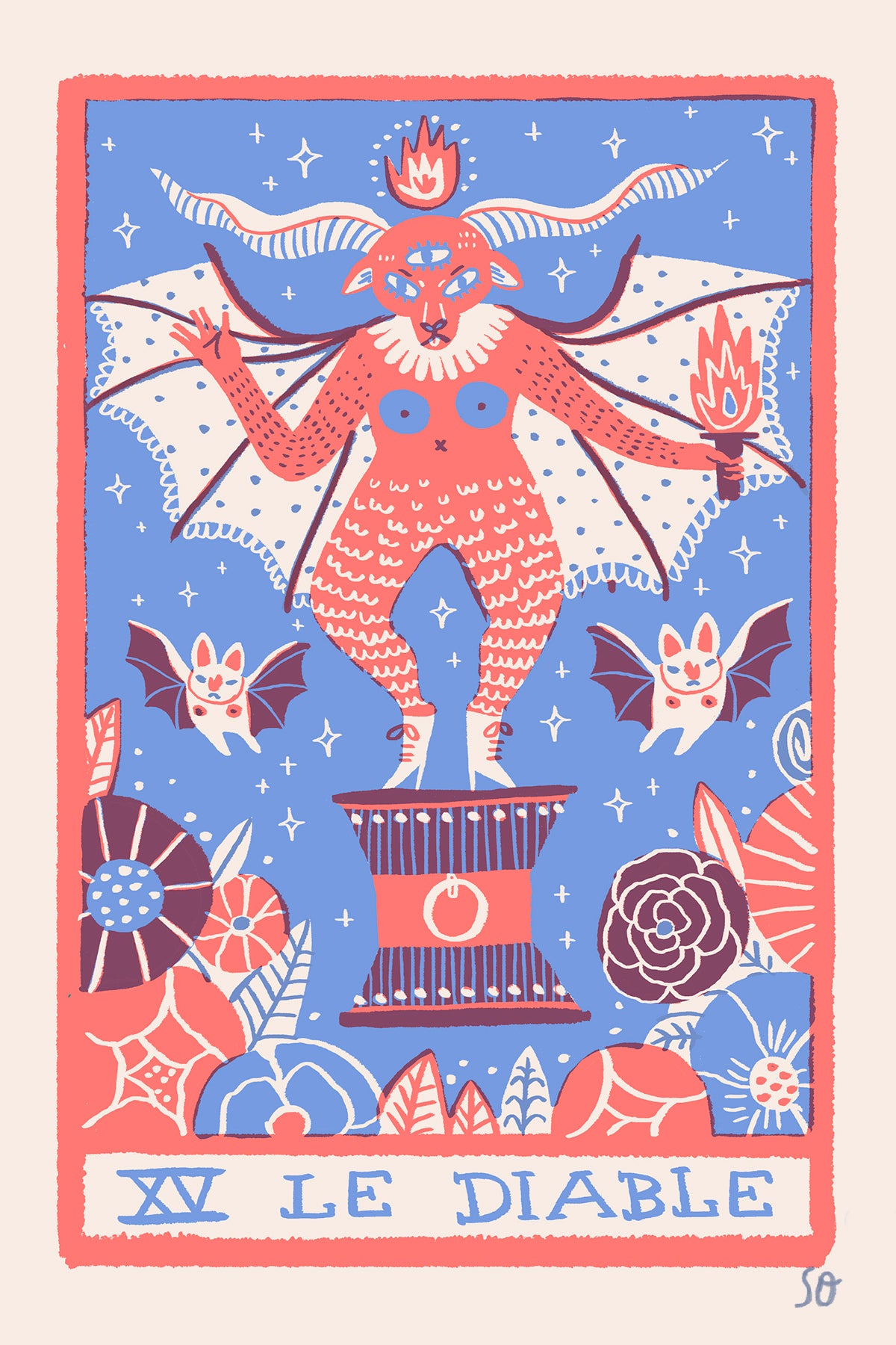 The Devil - Postcard