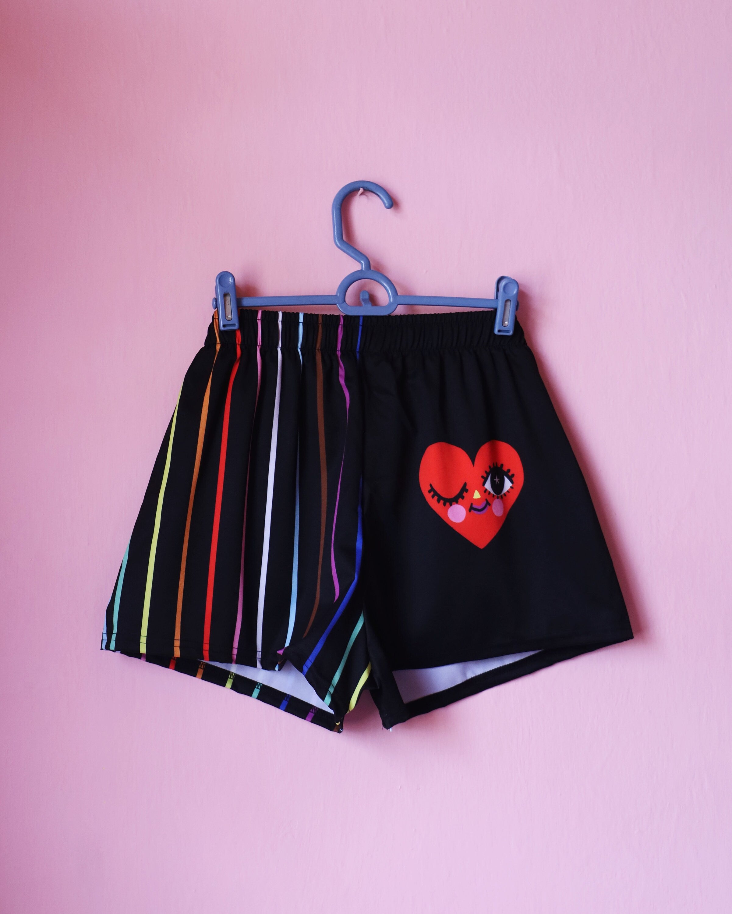 Rainbow & Heart - Short Shorts