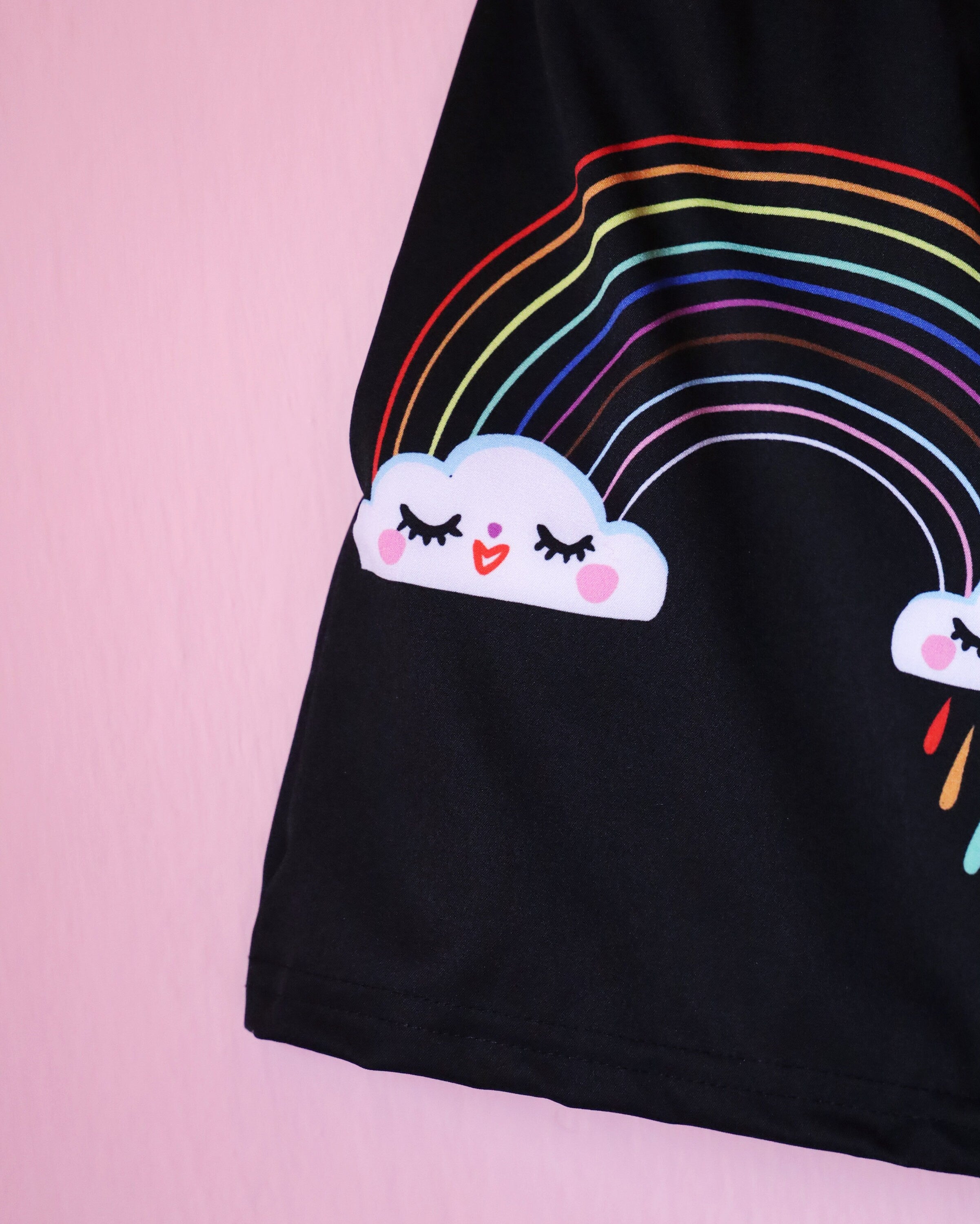 Rainbow & Heart - Short Shorts