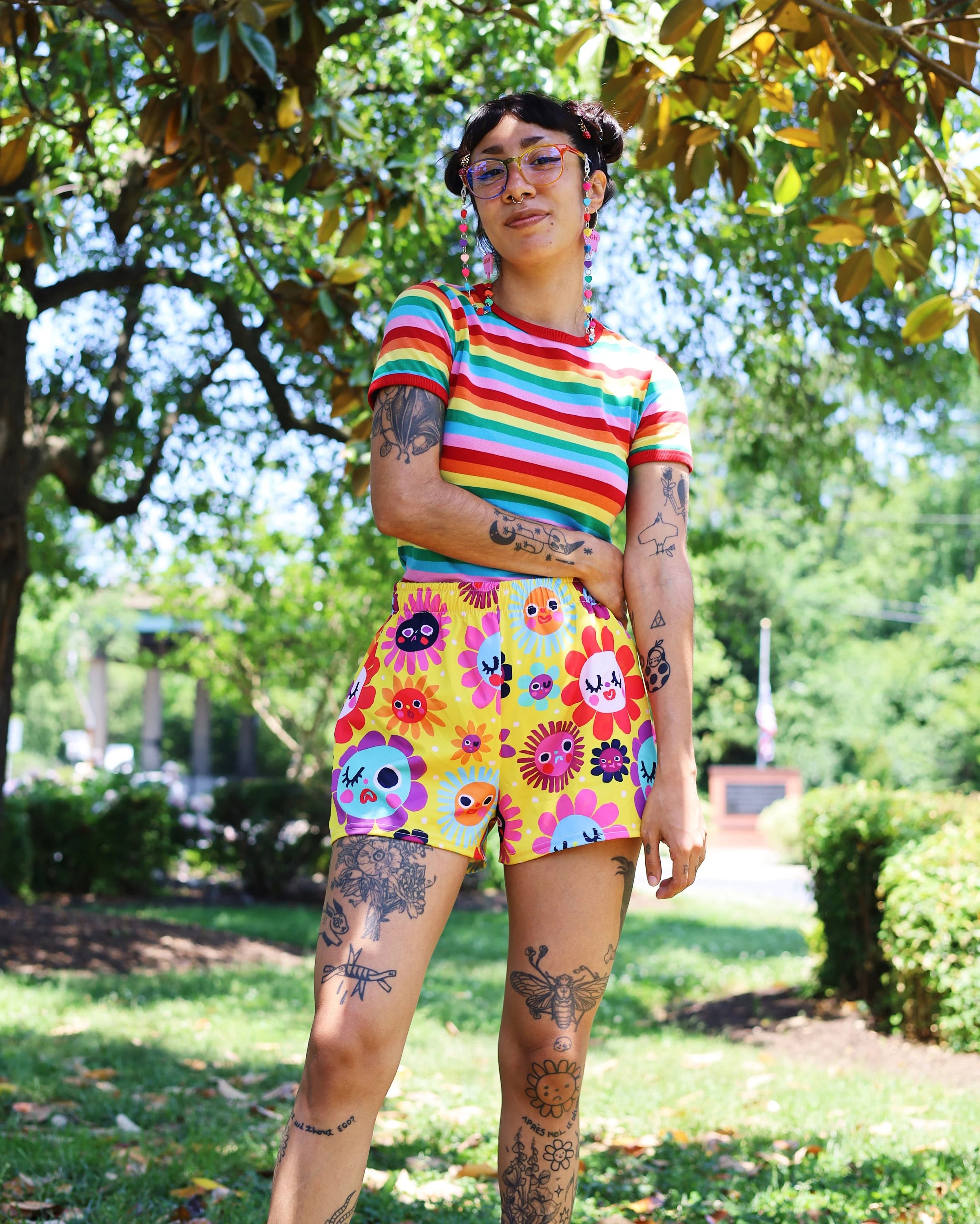 Flower Power - Short Shorts