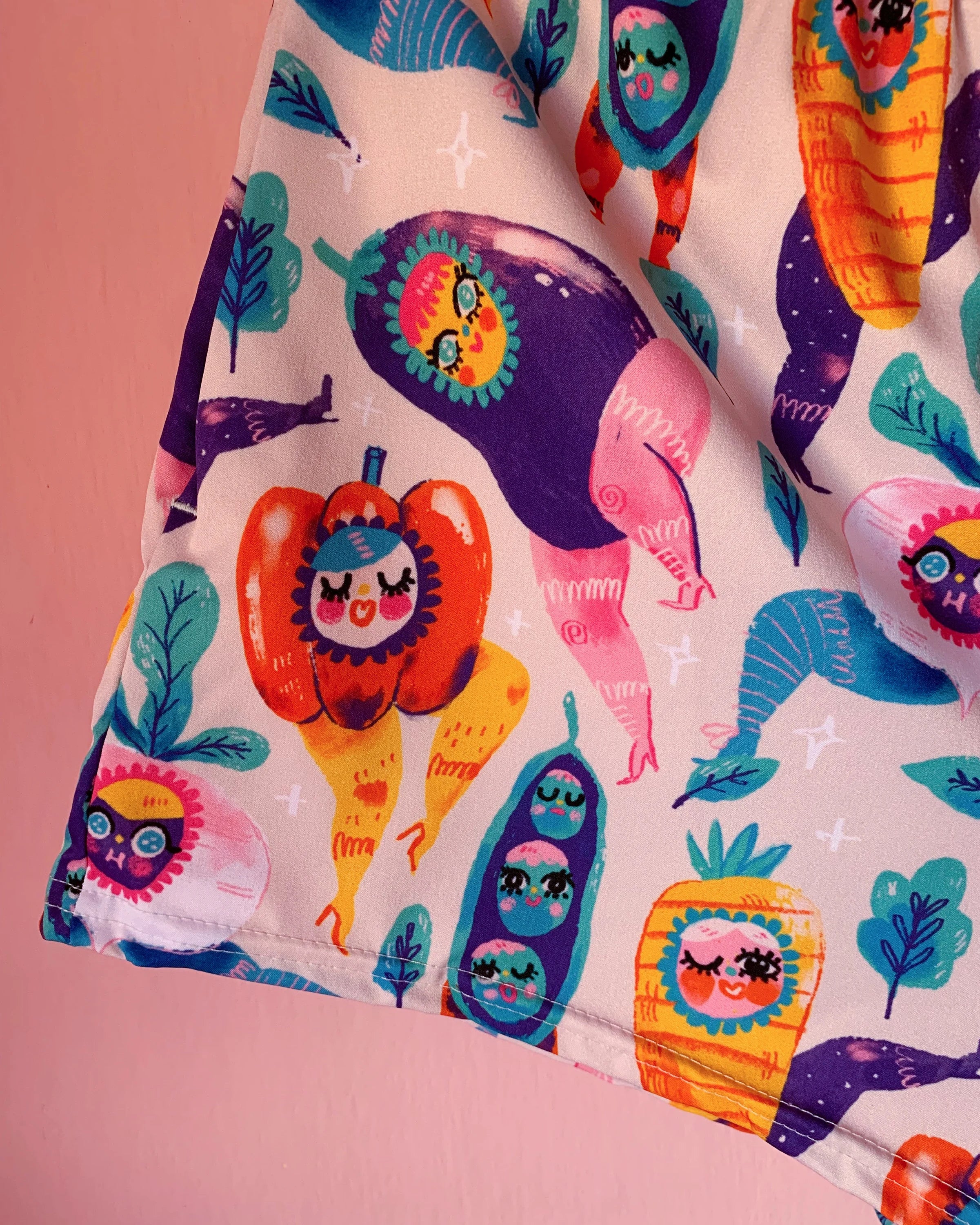 Eat Ur Veggies - Short Shorts