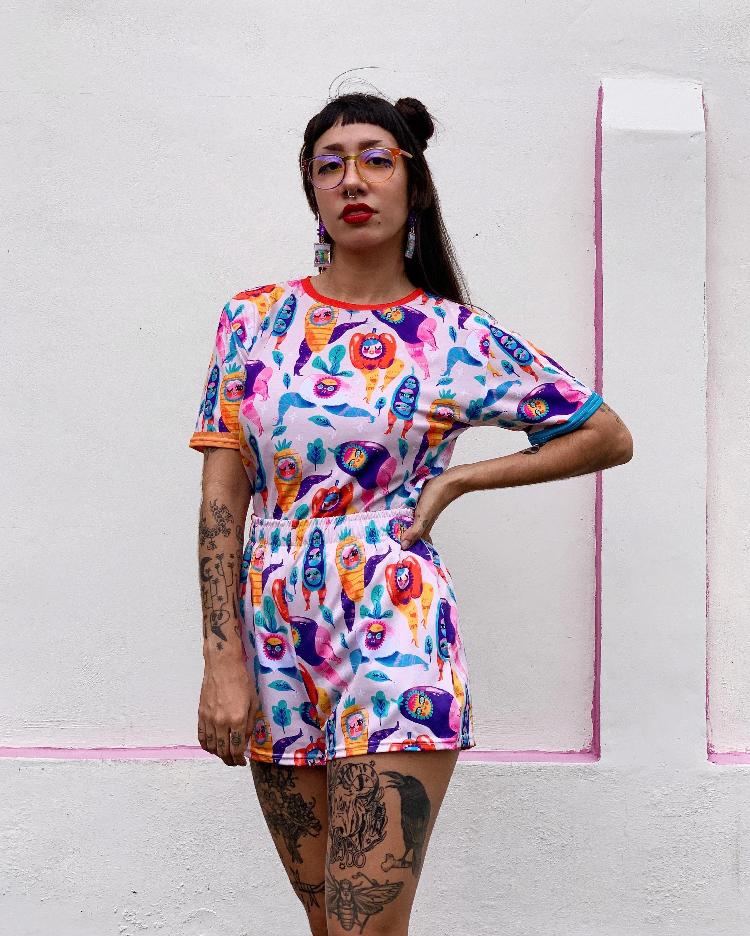 Eat Ur Veggies - Short Shorts