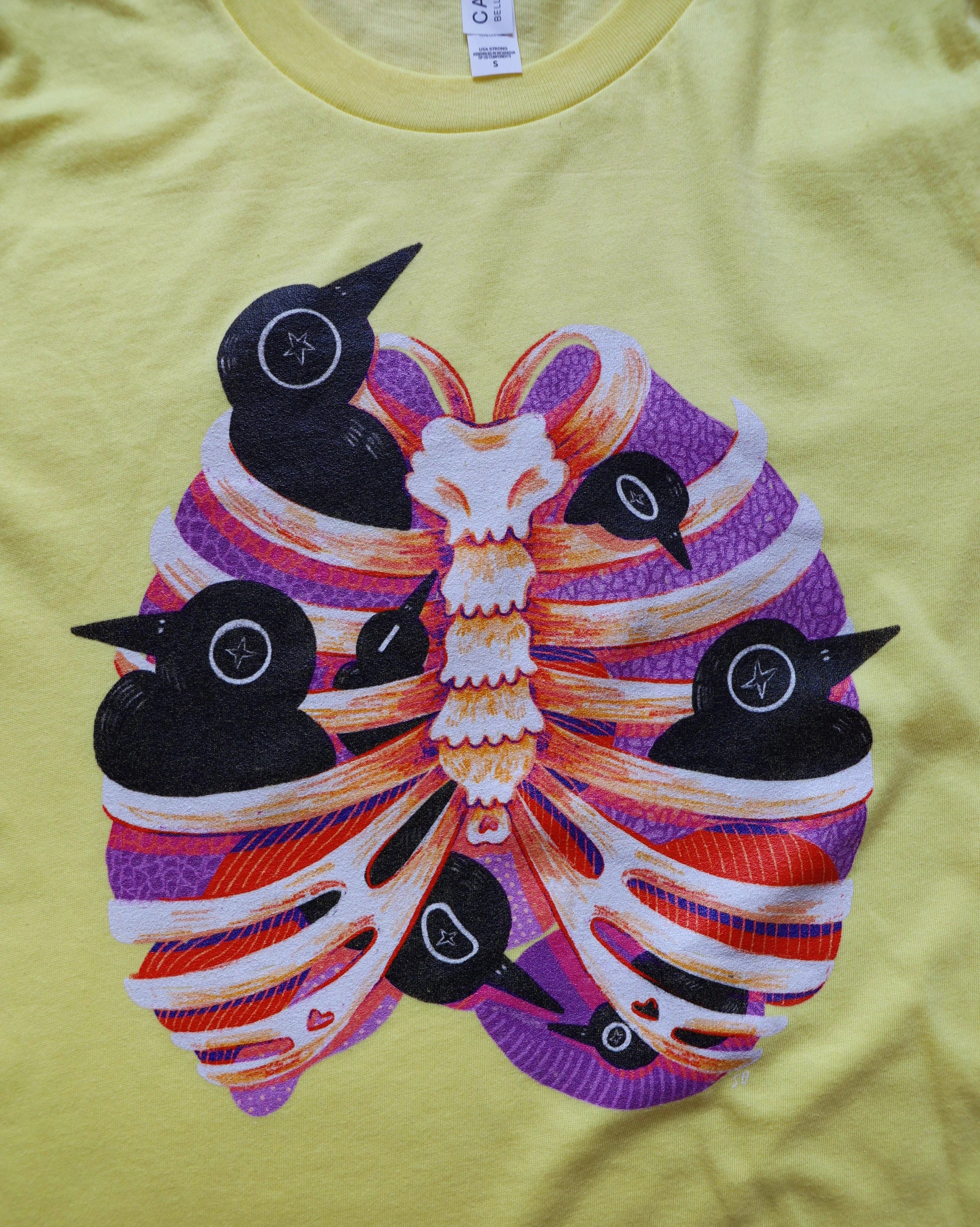 Rib/caged Birds - T-shirt