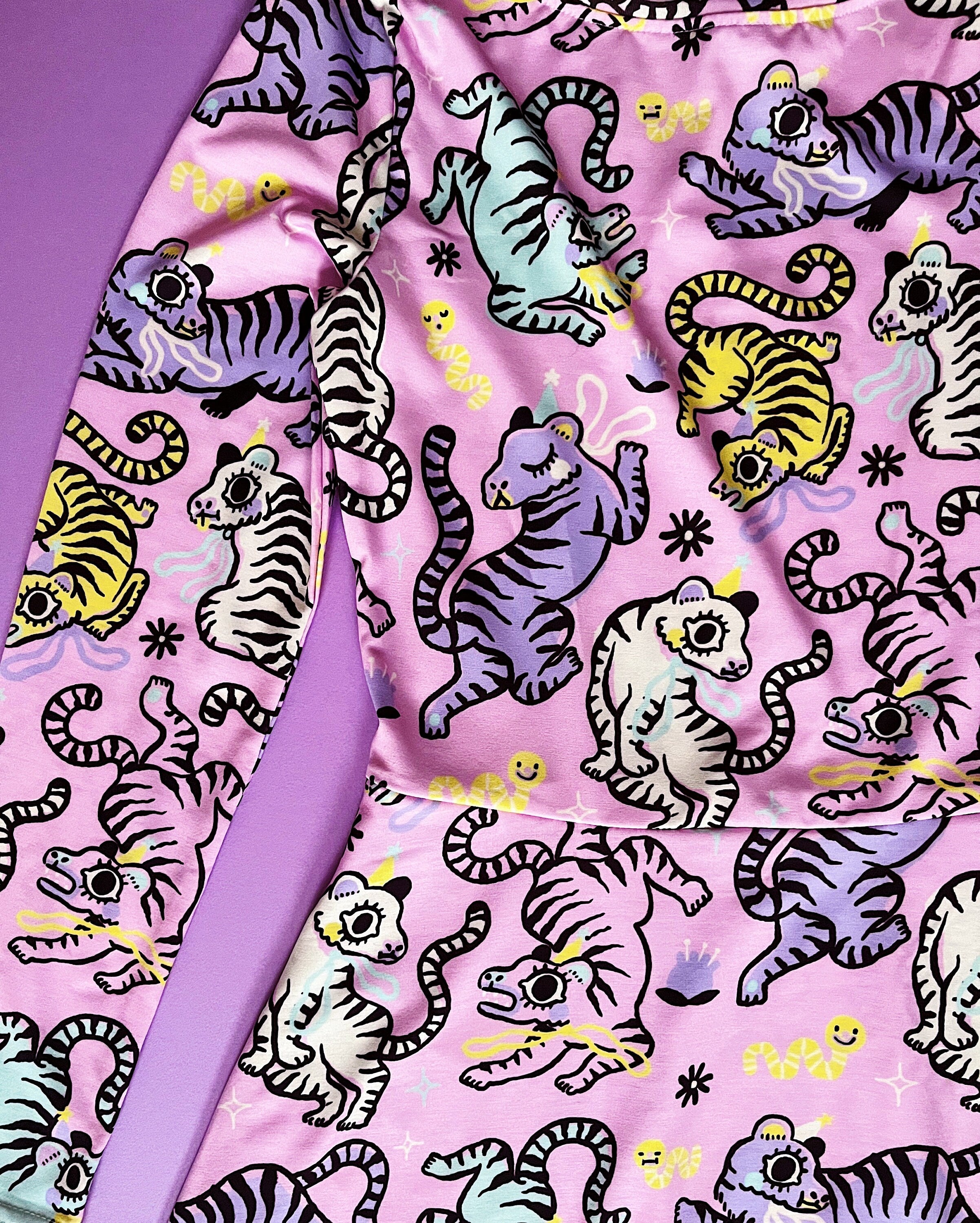 Pastel Tigers Dress