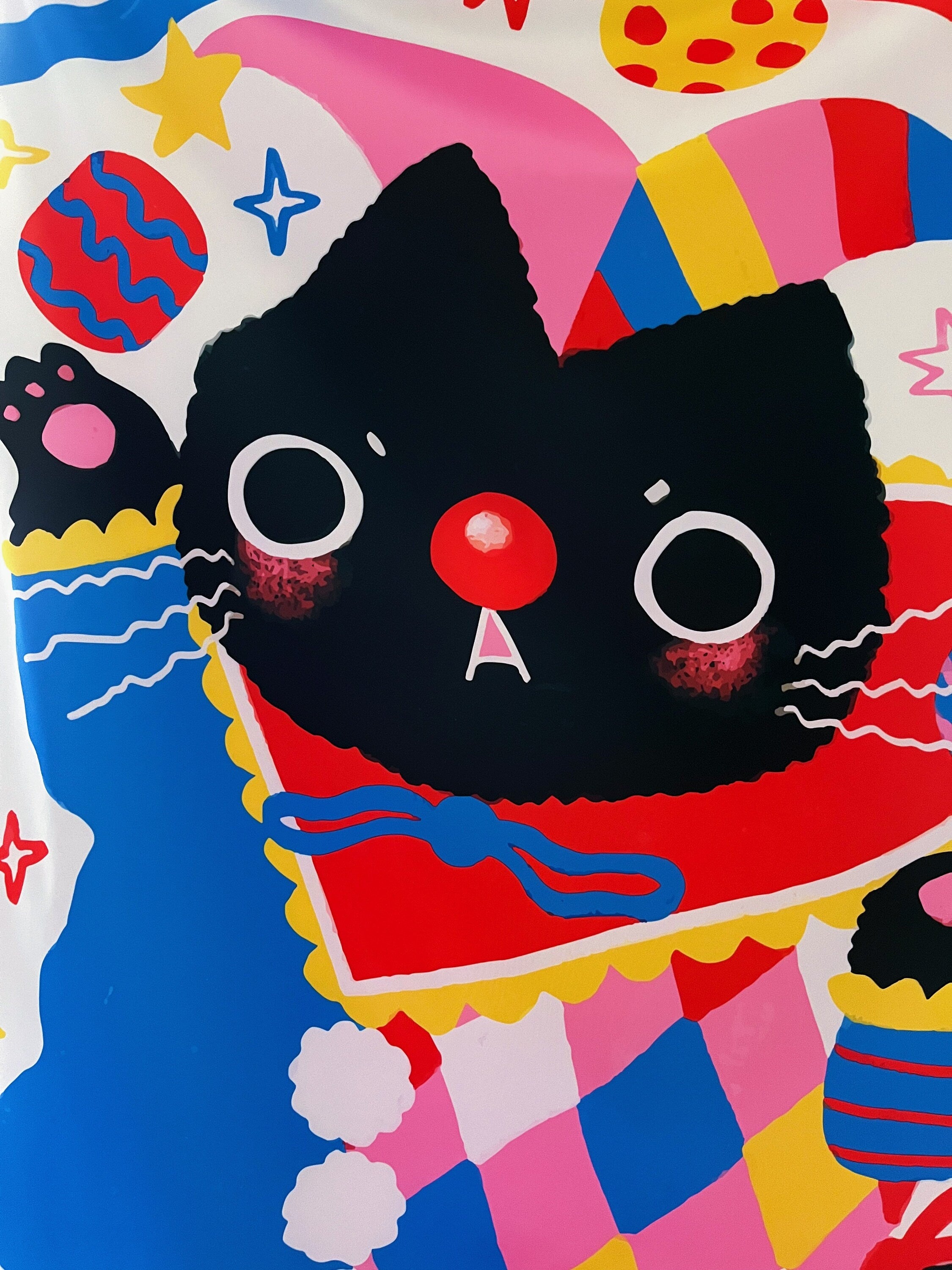 Circus Cat Flag