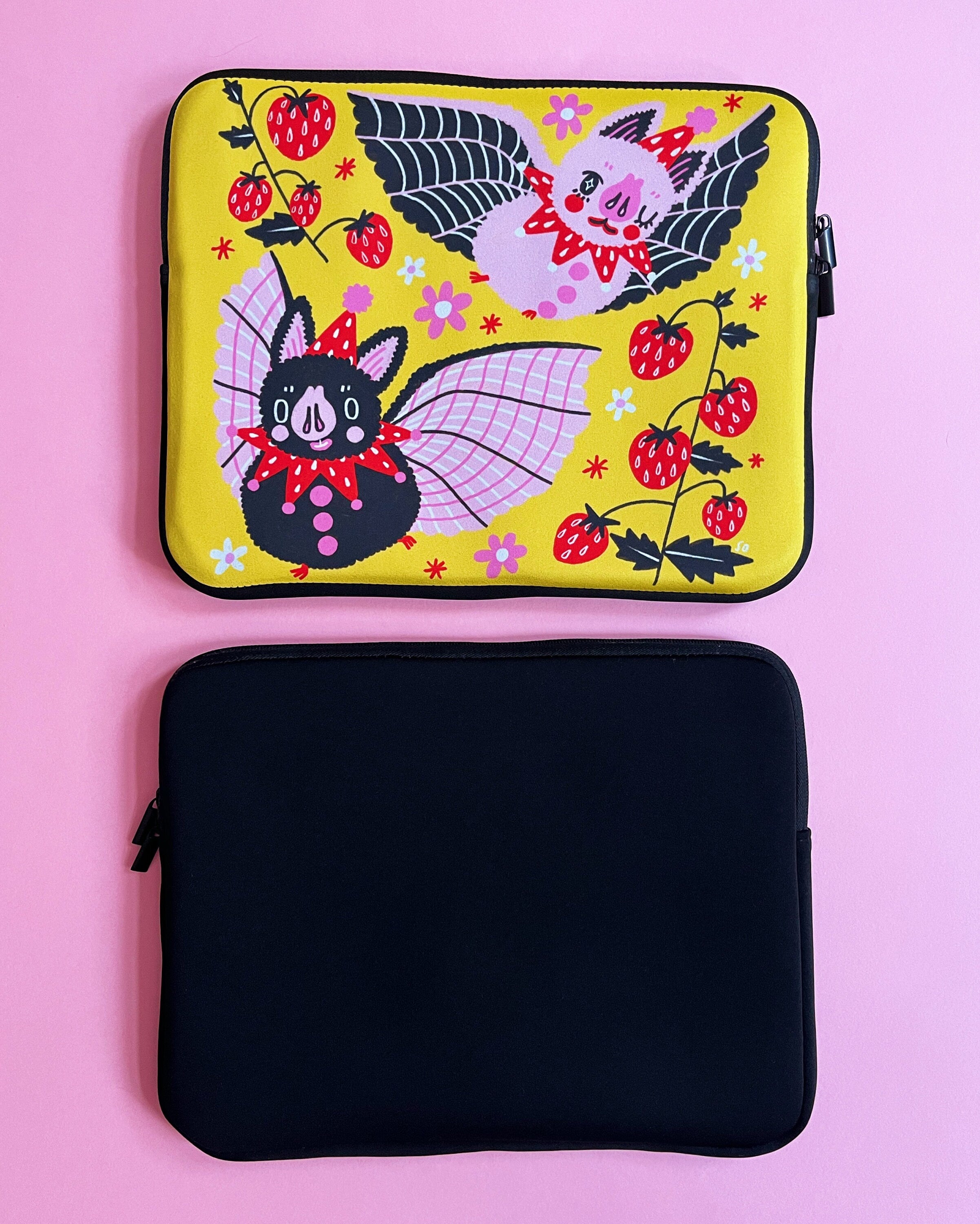 Strawberry Bats - Laptop/Tablet Case