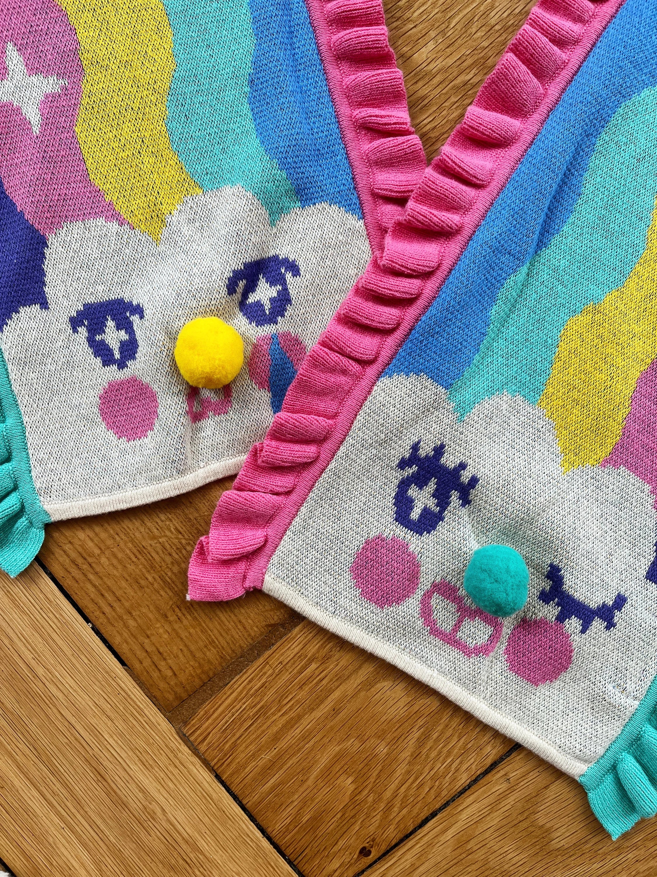 Moody Rainbow - Knit Scarf