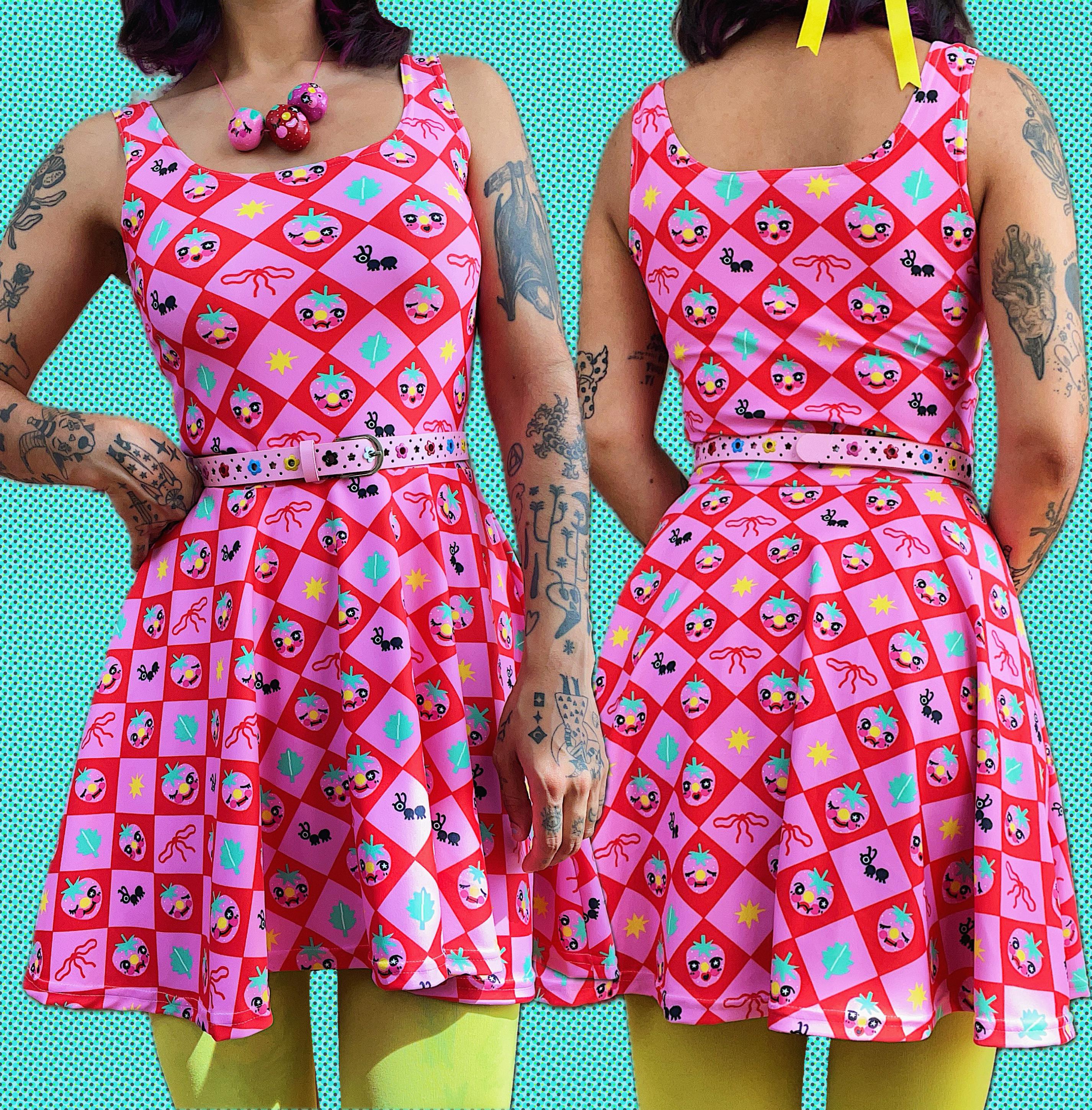 Strawberry Picnic Dress