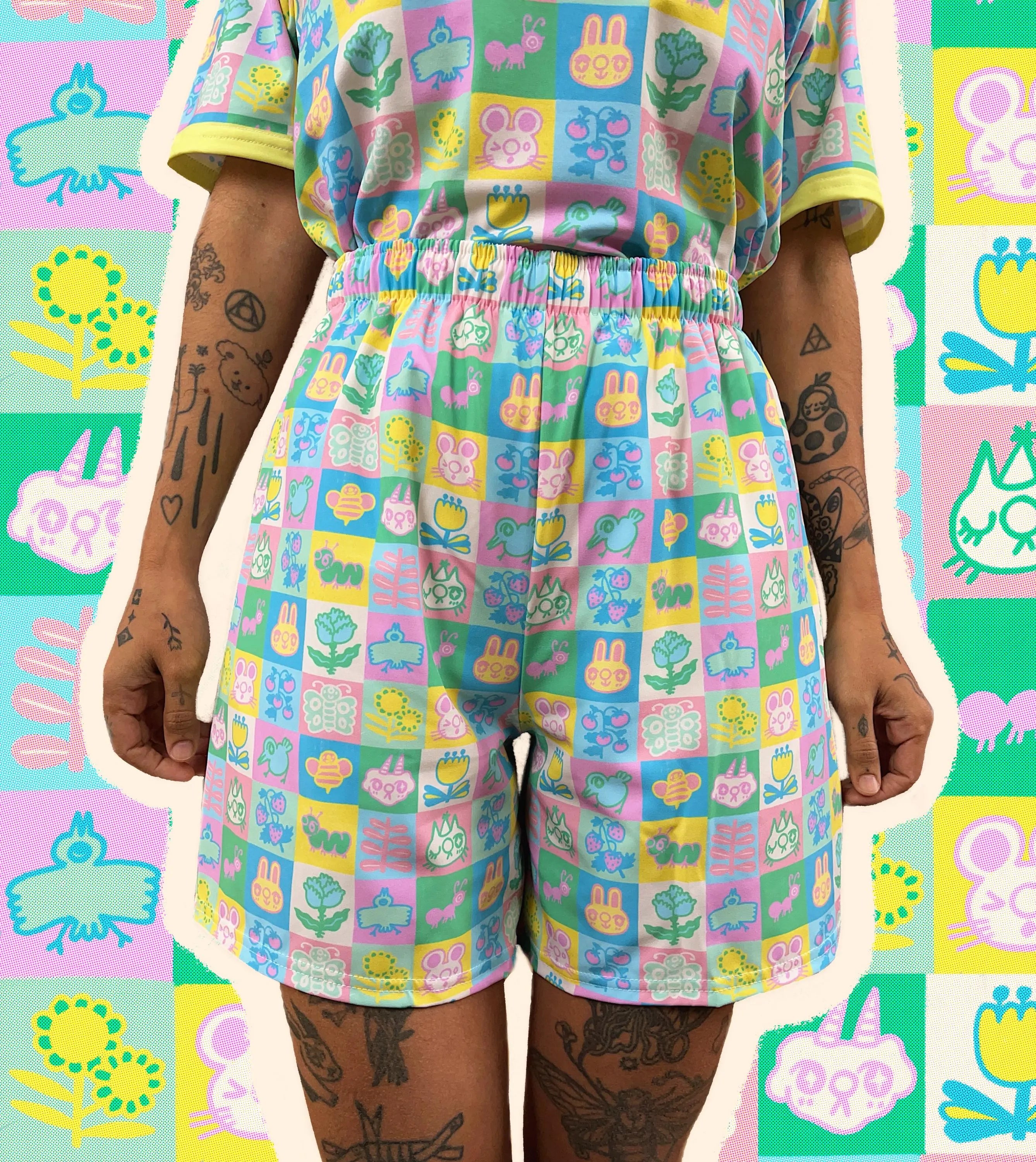 Cute Nature - Long Shorts