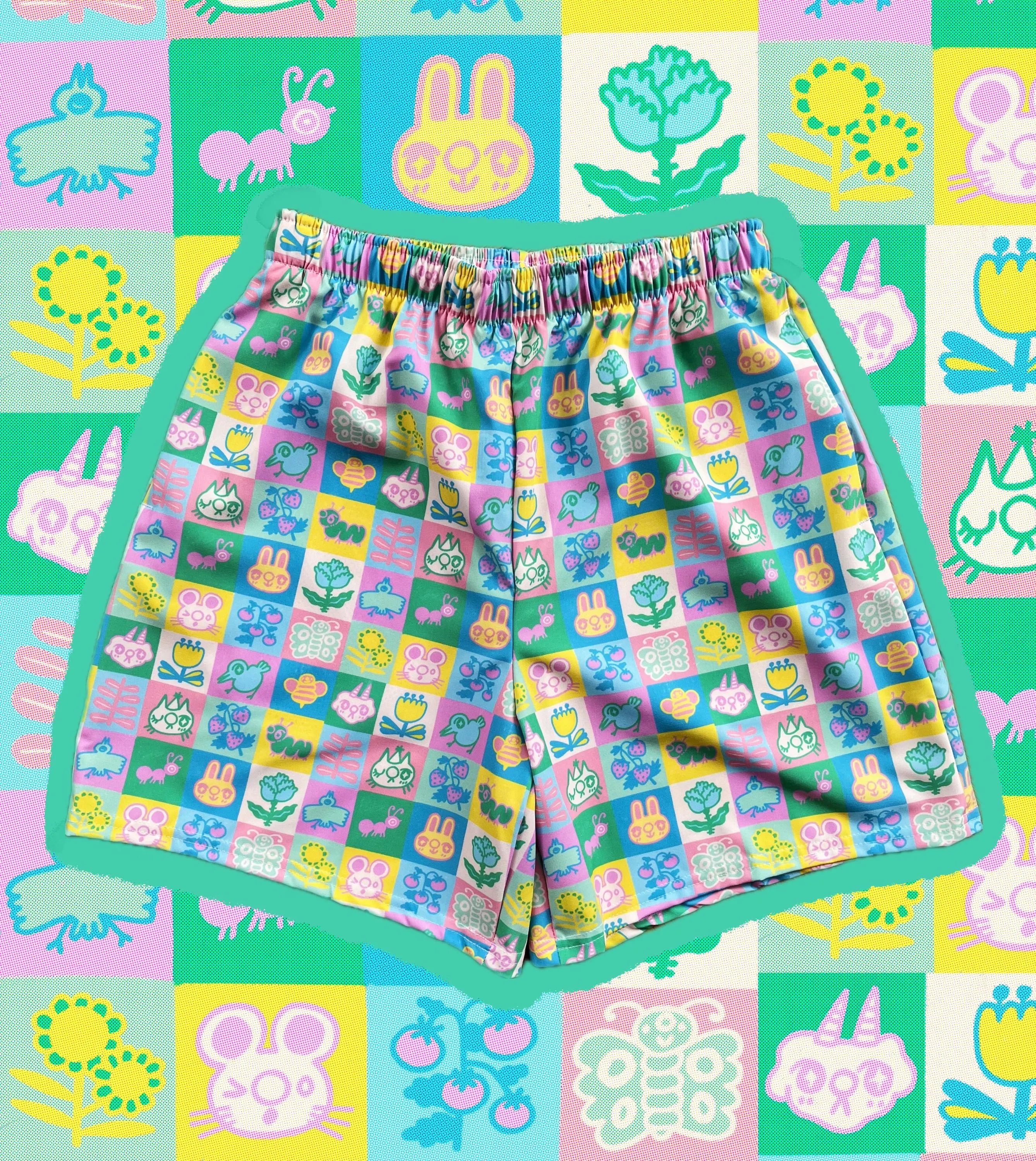 Cute Nature - Long Shorts