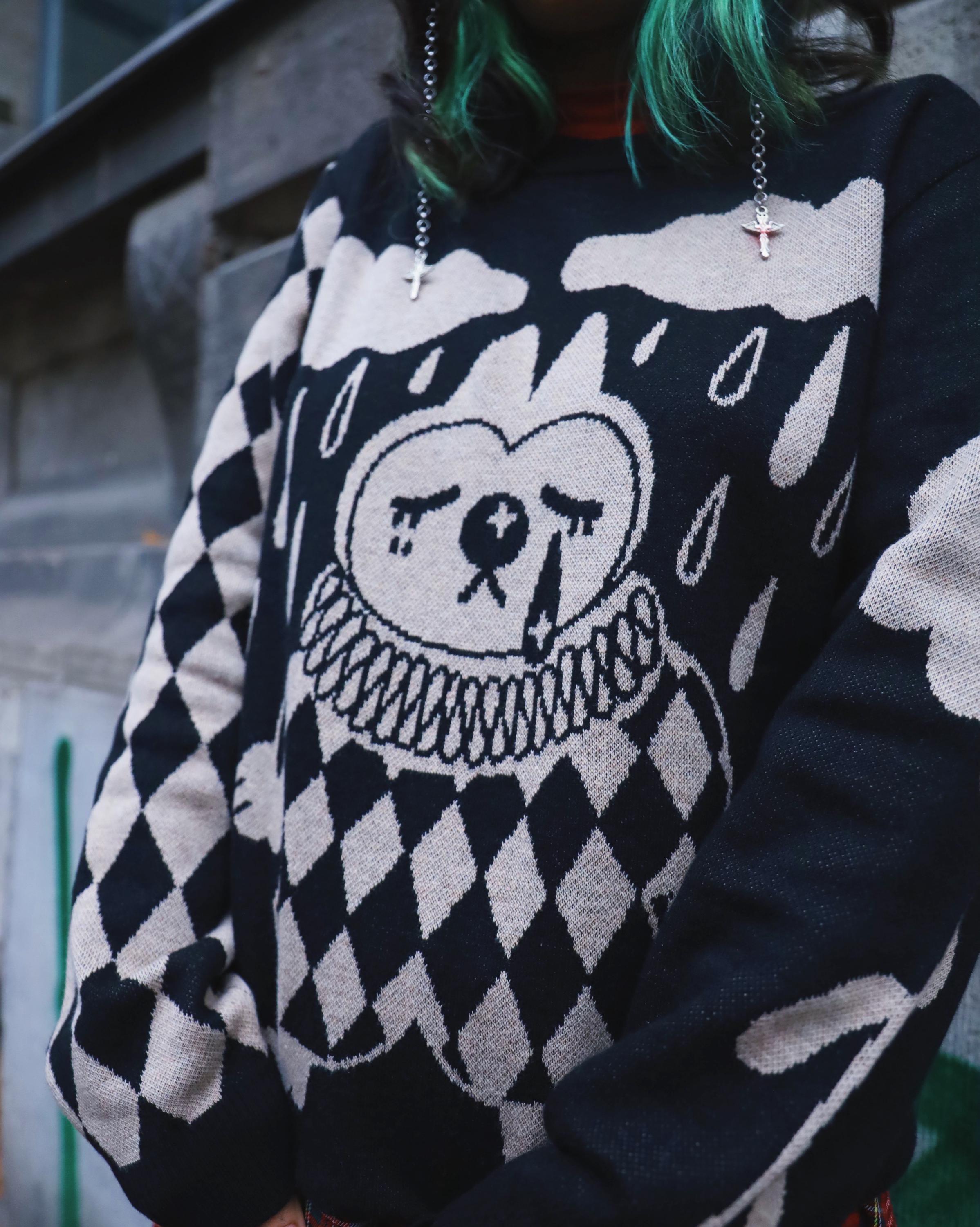 Sad Mime - Knit Sweater