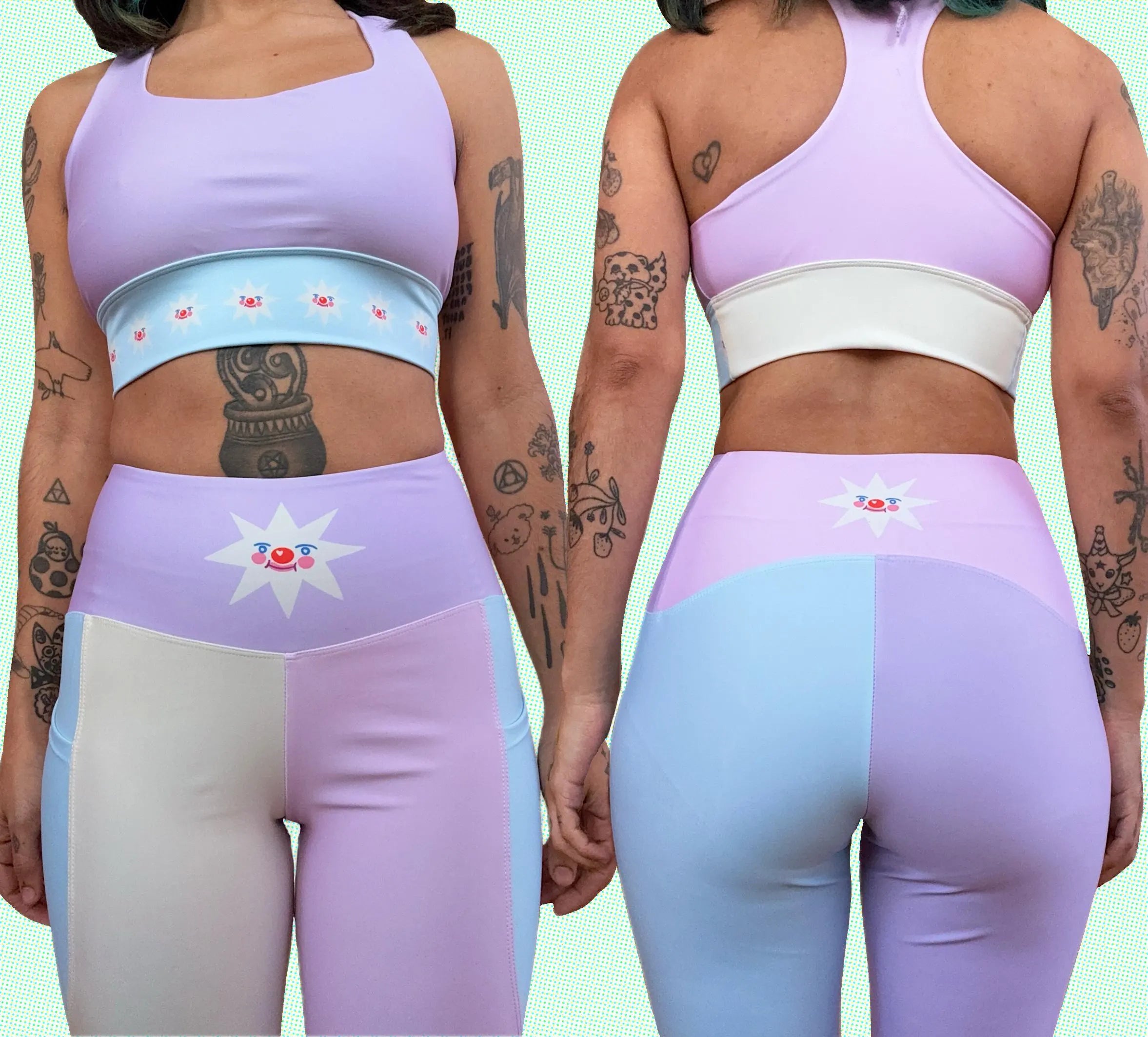 Pastel Dream - Leggings with pockets