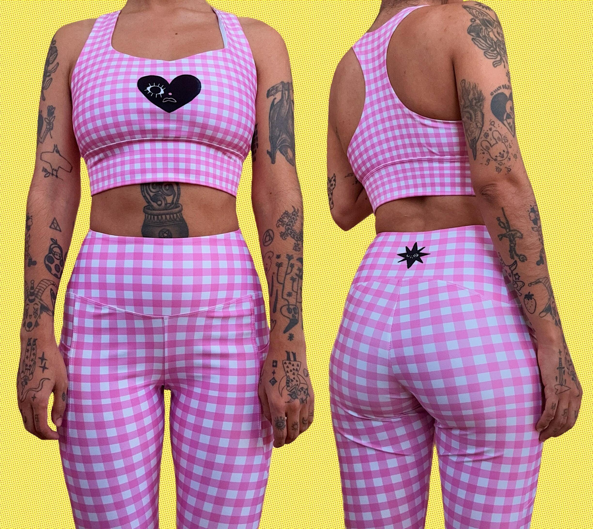 A Star In Pink - Leggings with pockets