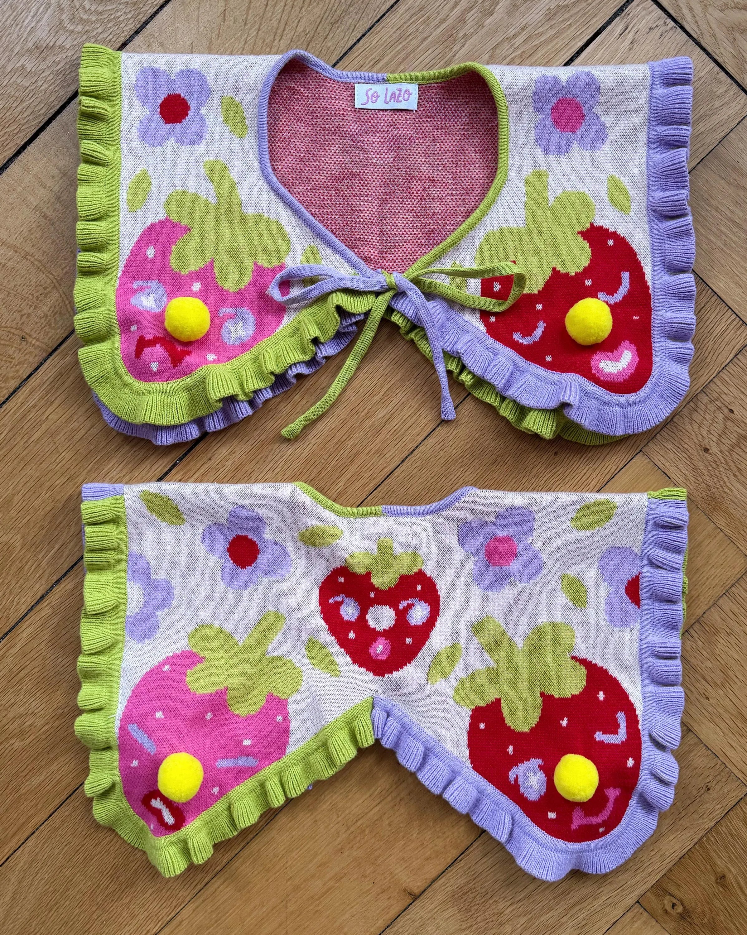 Berry Cute! - Knit Collar