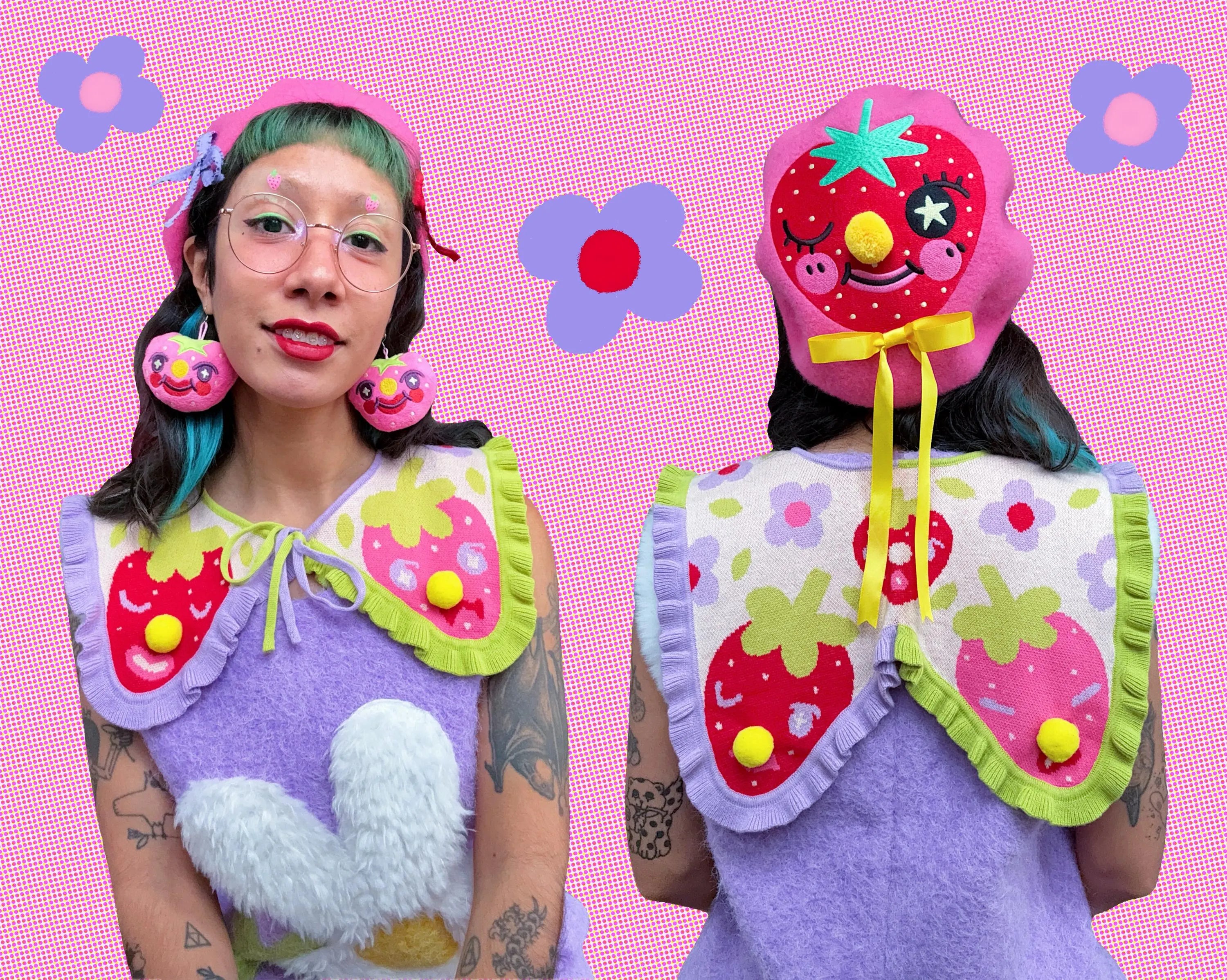 Berry Cute! - Knit Collar