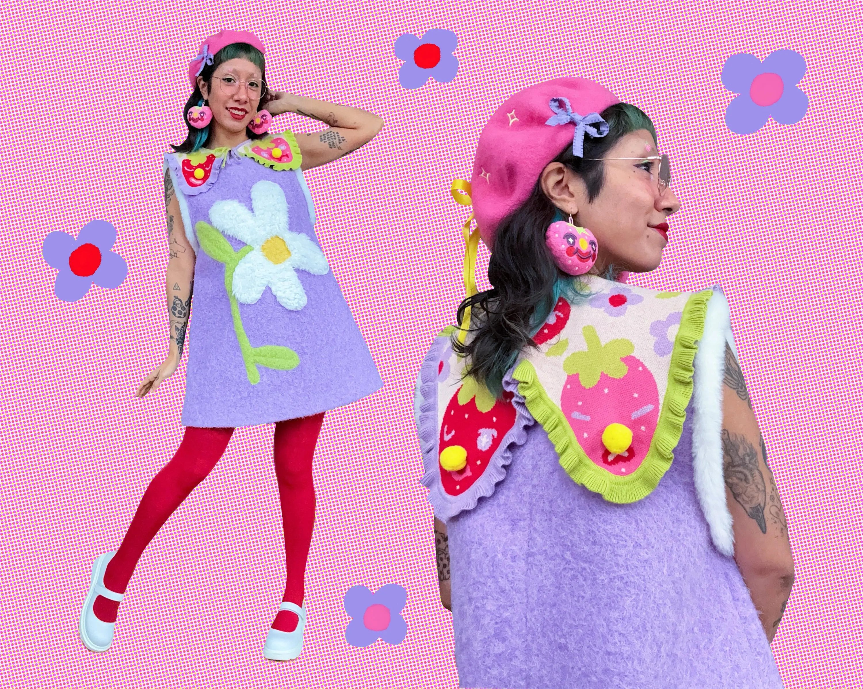 Berry Cute! - Knit Collar