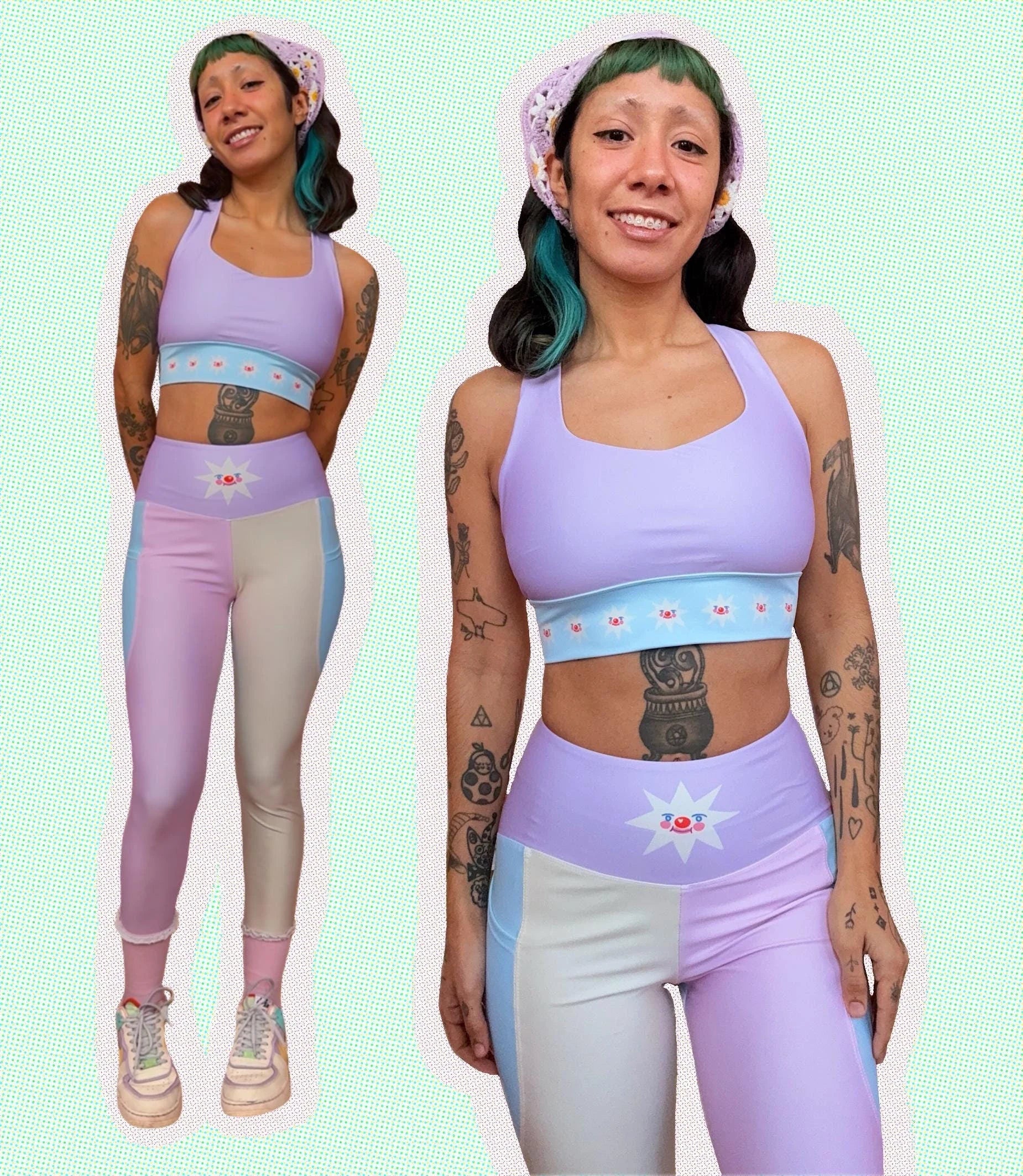 Pastel Dream - Leggings with pockets