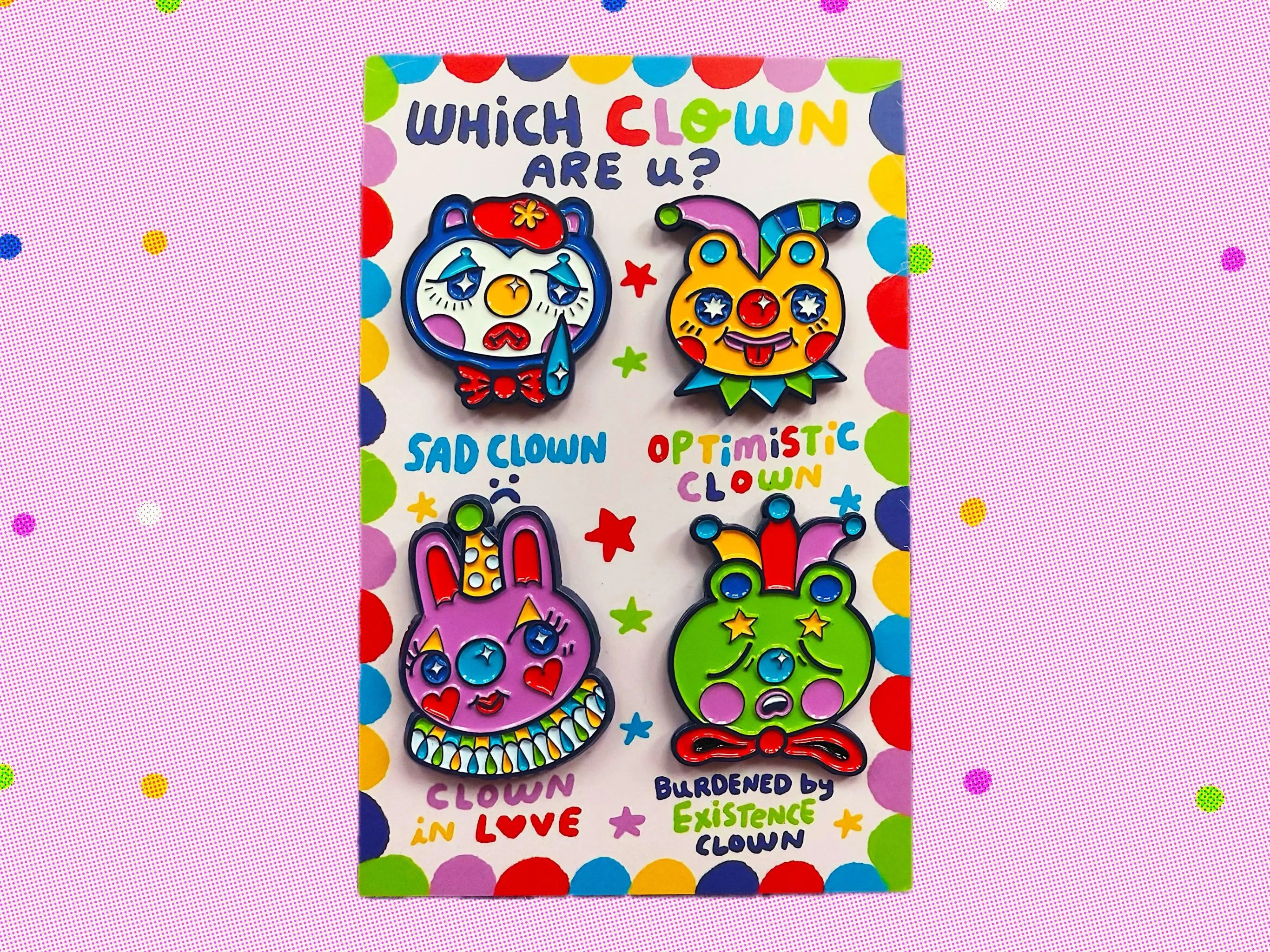 Which Clown R U ? - Pin Set