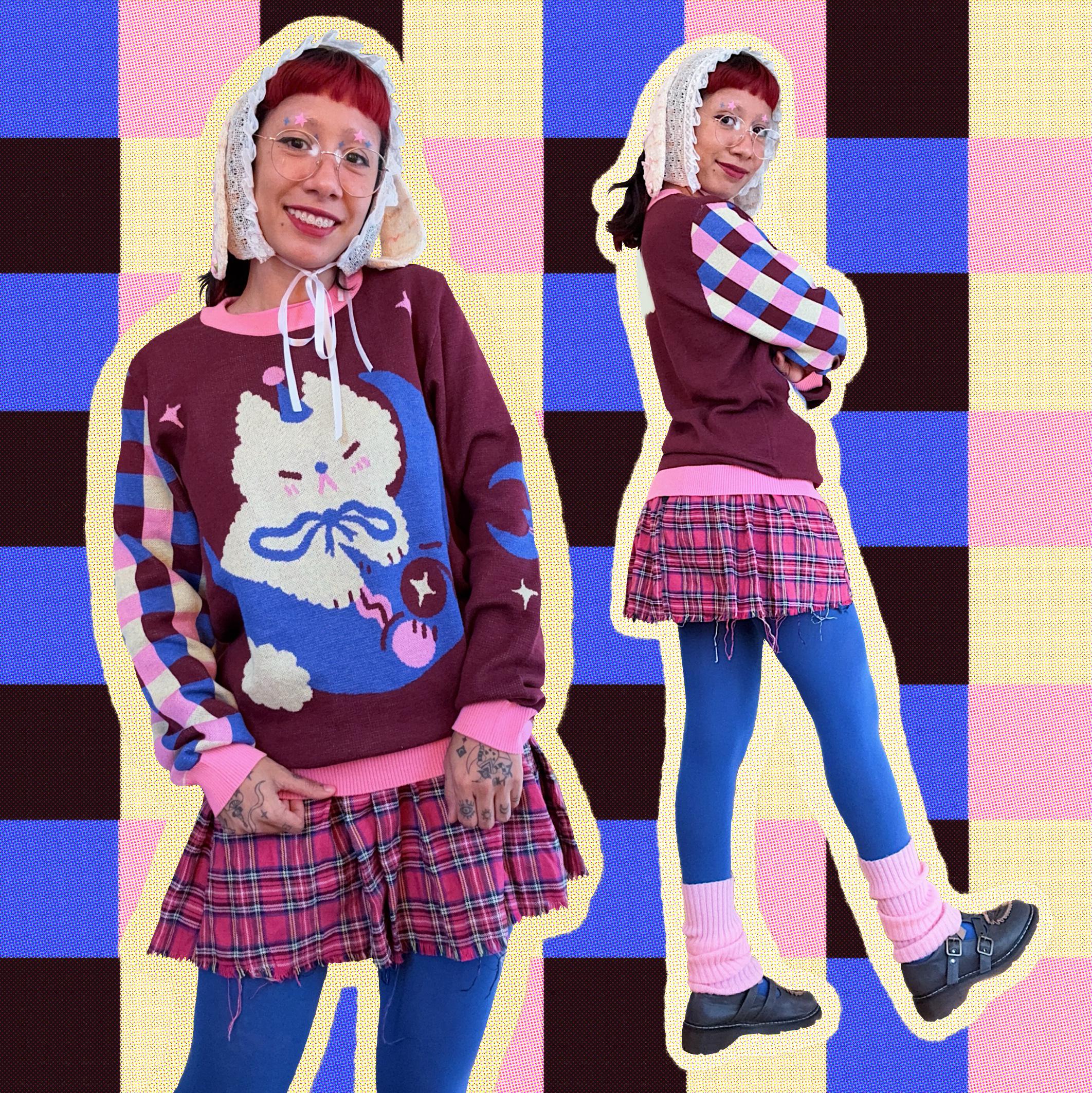 Moon Cat - Knit Sweater