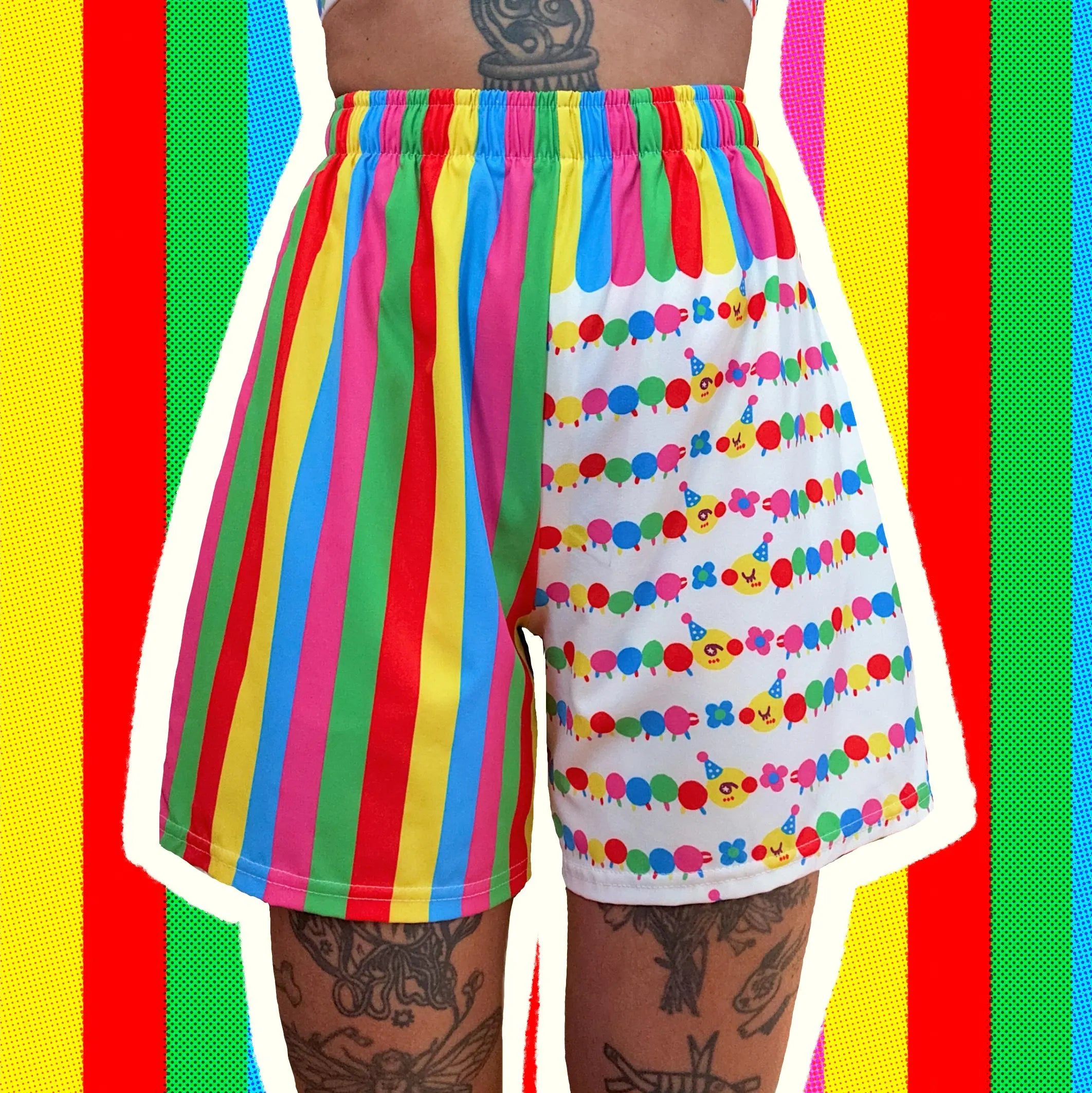 Clown Centipede - Long Shorts