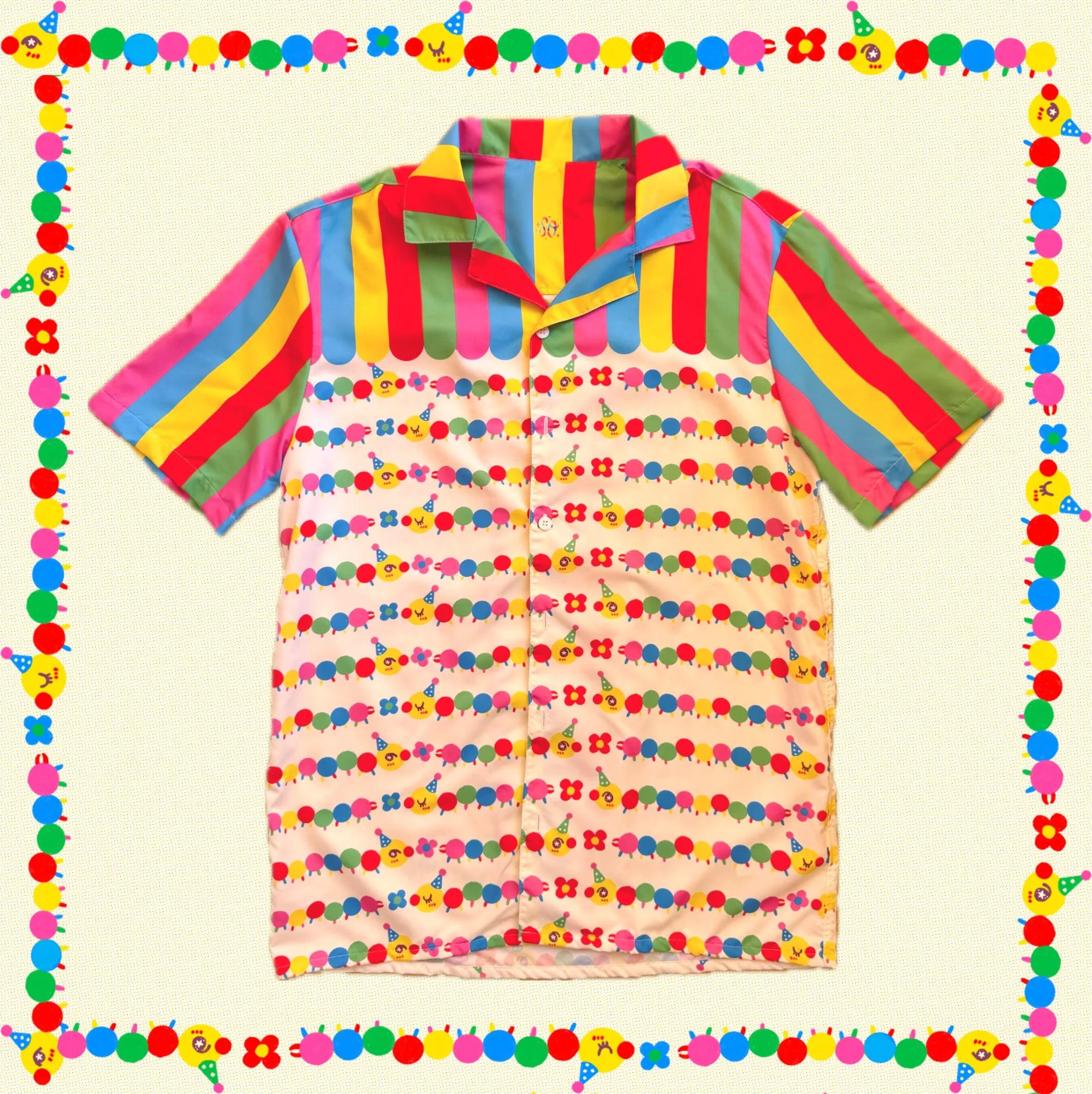 Clown Centipede - Button Shirt