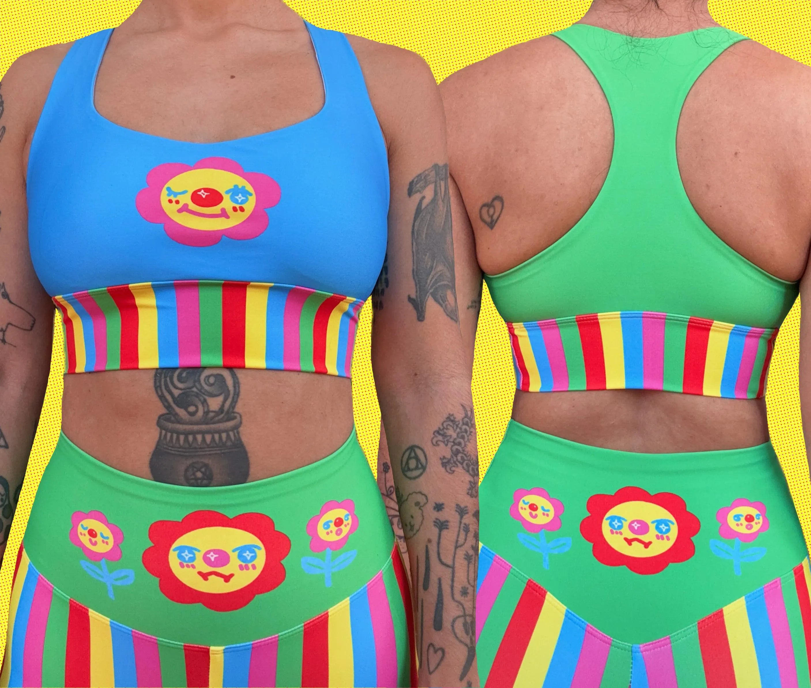 Electric Flower - Sports Top