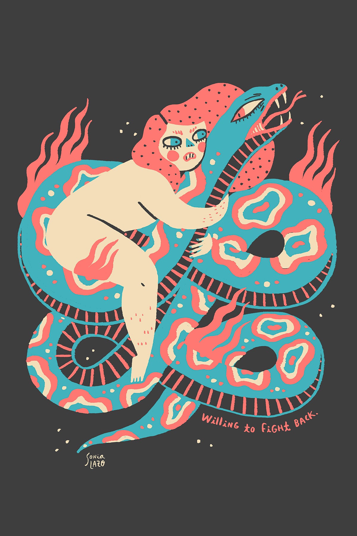 Fight Back - Postcard